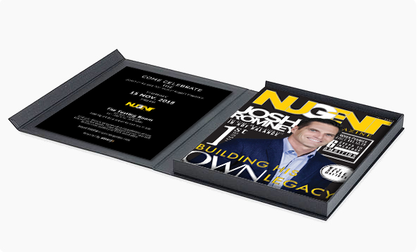 Nugent Magazine Launch Party Invitation Concept