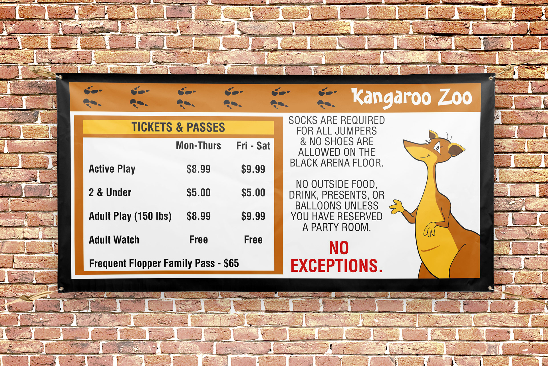 Funky Chimp Design Kangaroo Zoo