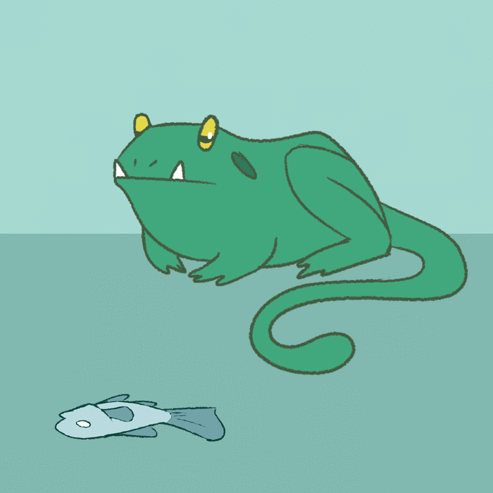 frog animation
