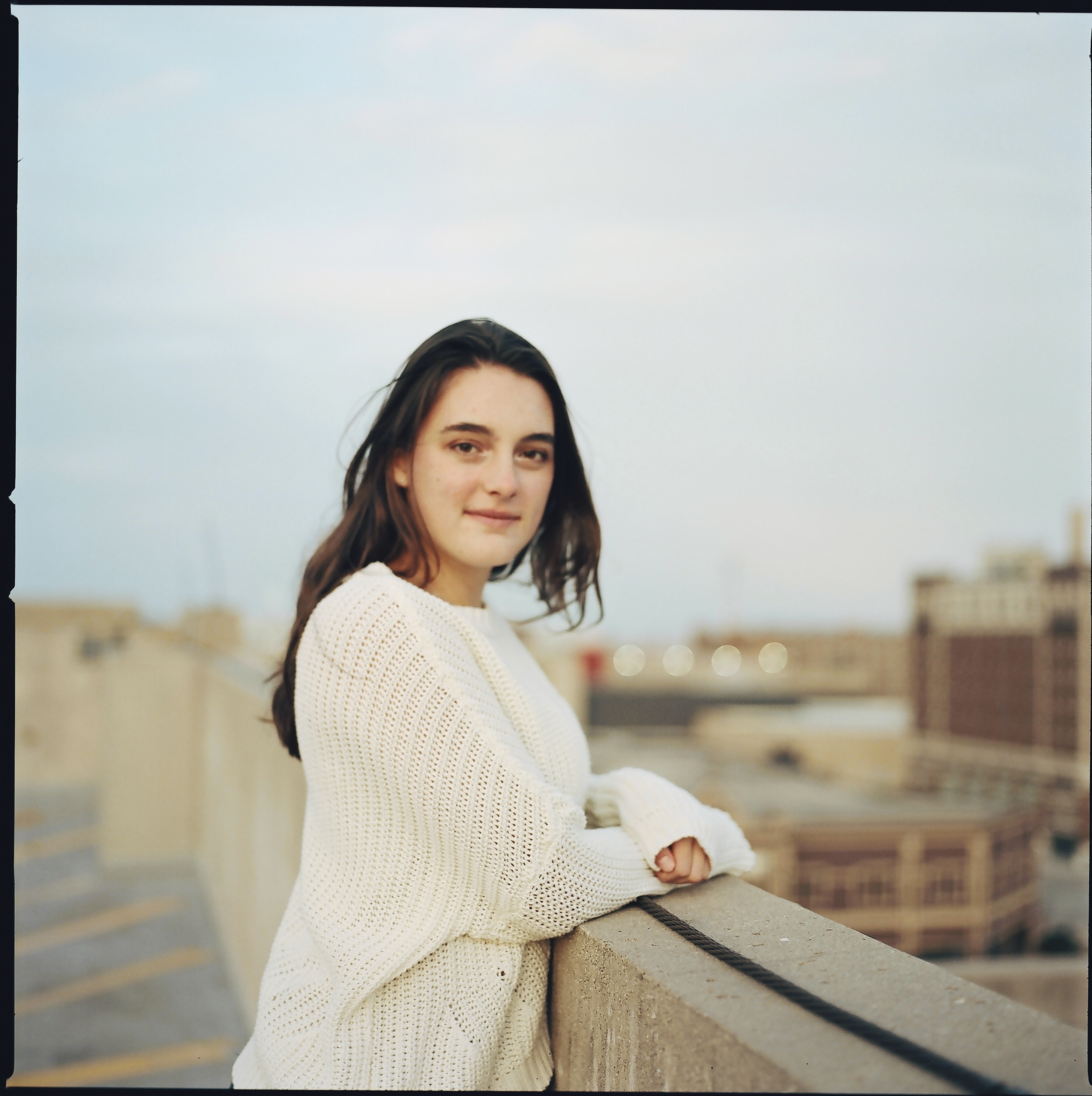 cara on 120 film, shot on a hasselblad 500 cm