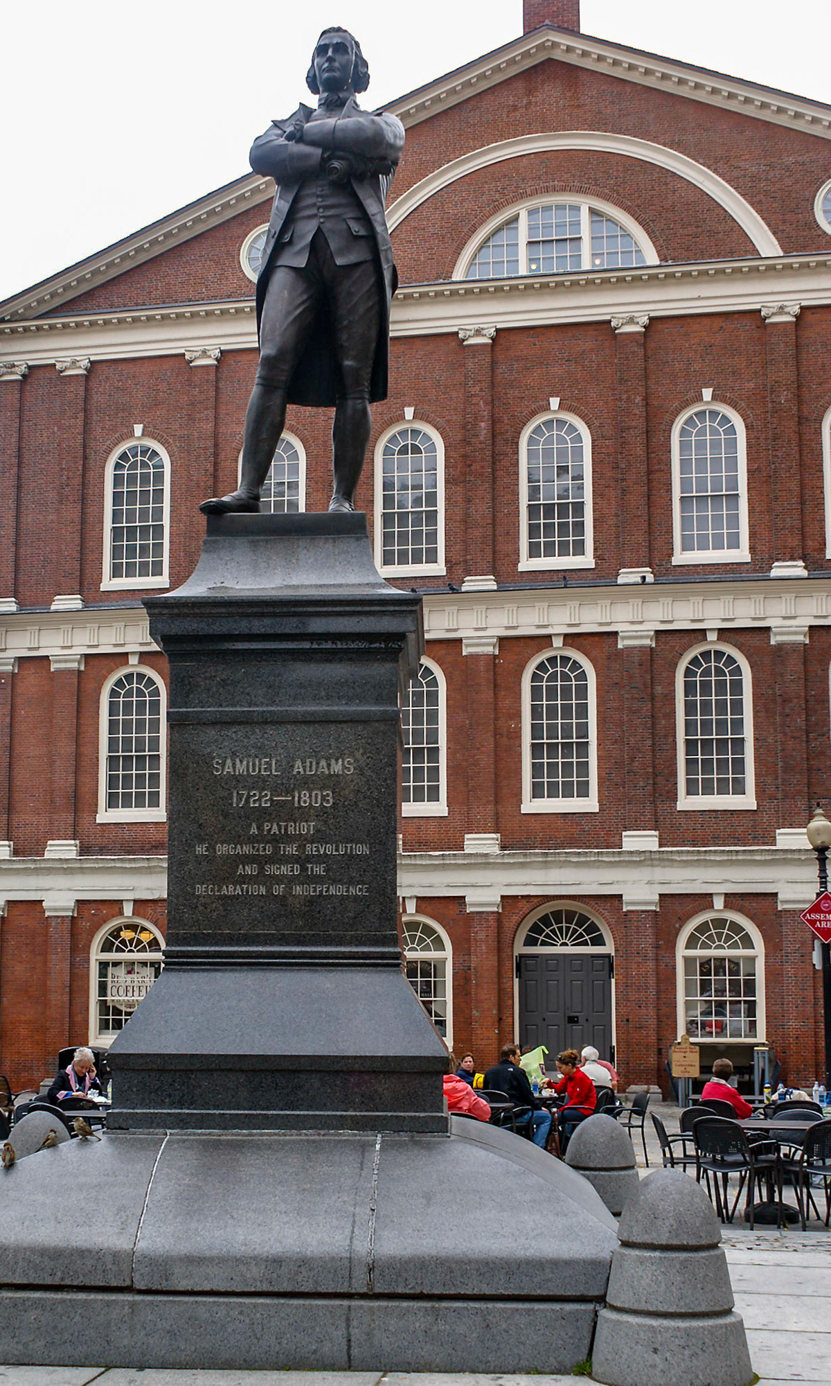 Samuel Adams, Feneuil Hall, Boston