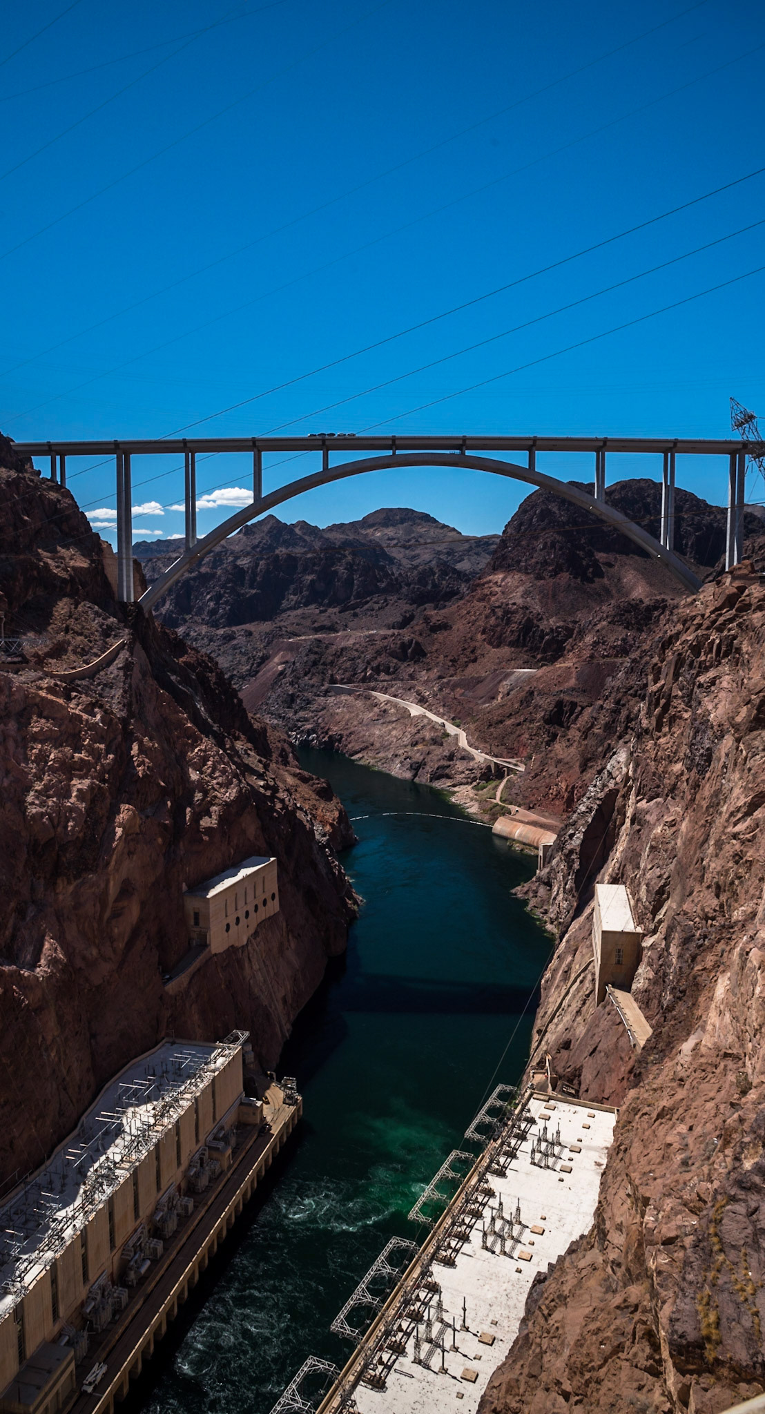 Road bridge over the Hoover Dam