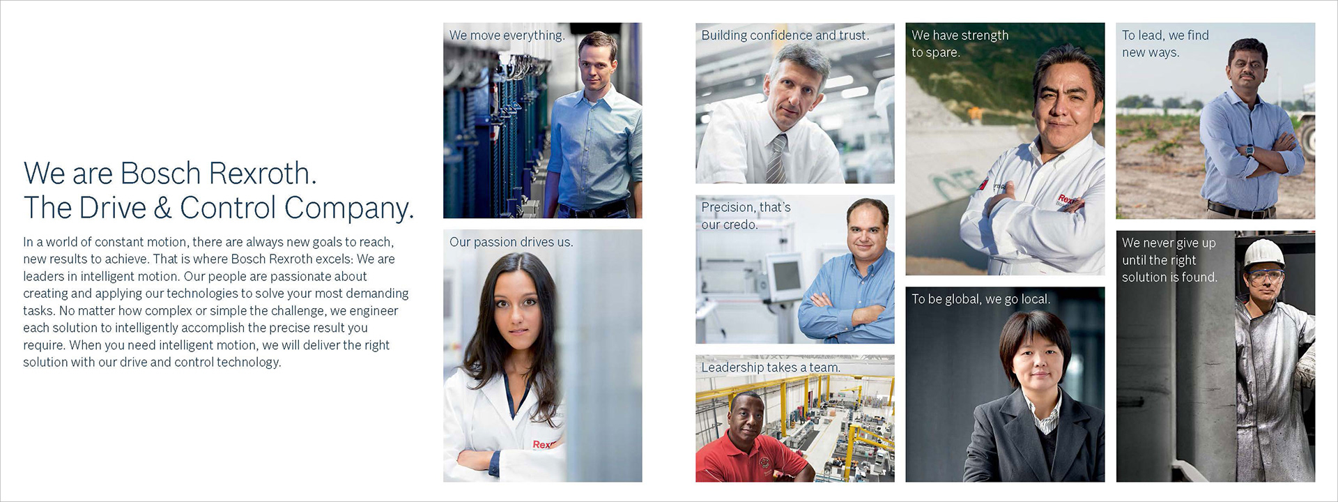 Brochure spread