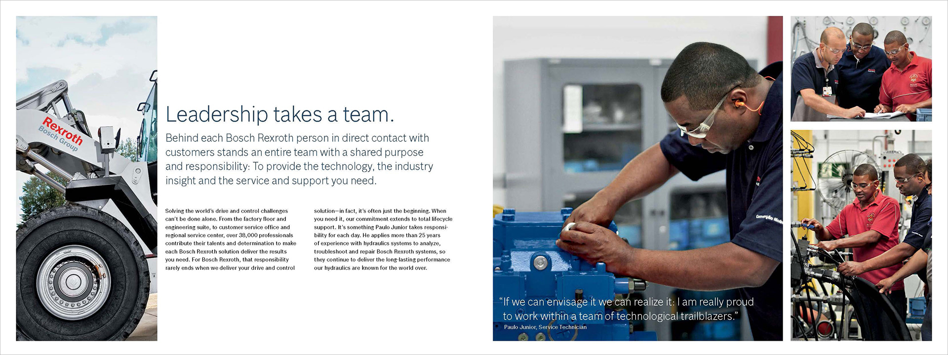 Brochure spread