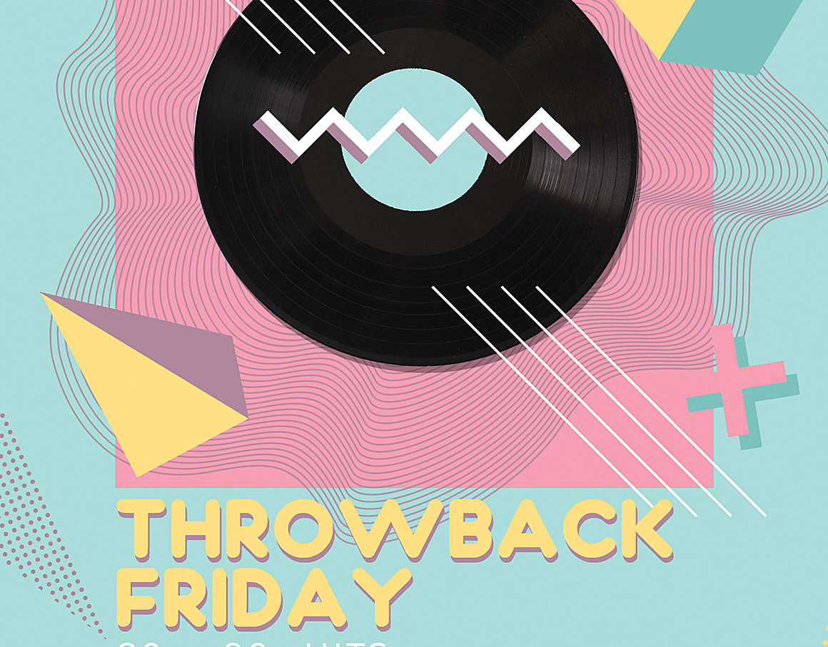 80s,90s party,flyer,retro flyer,Retro Party,print,throwback flyer,clu...