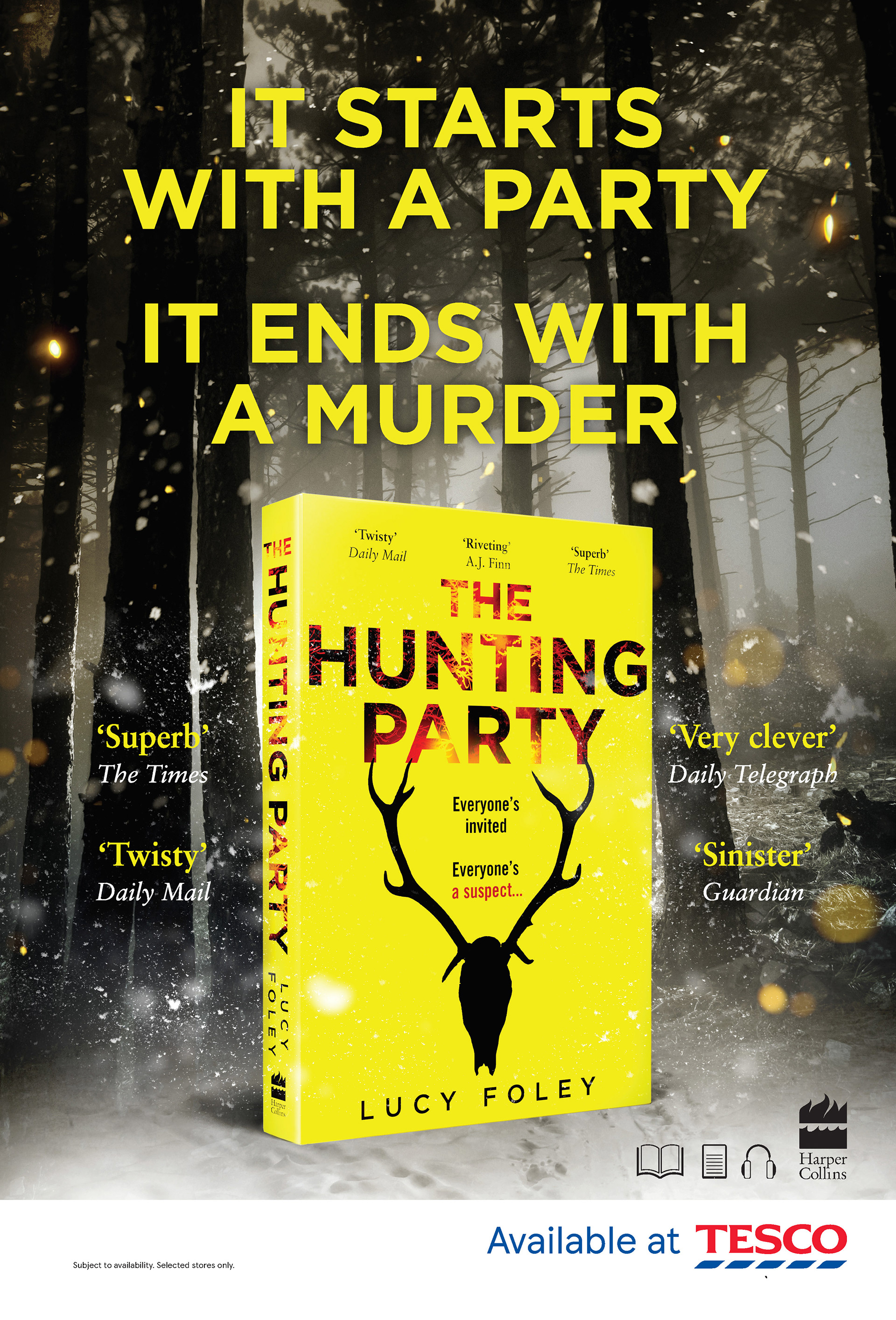 Online Porfolio Of Multimedia Designer Sam Habib The Hunting Party By Lucy Foley