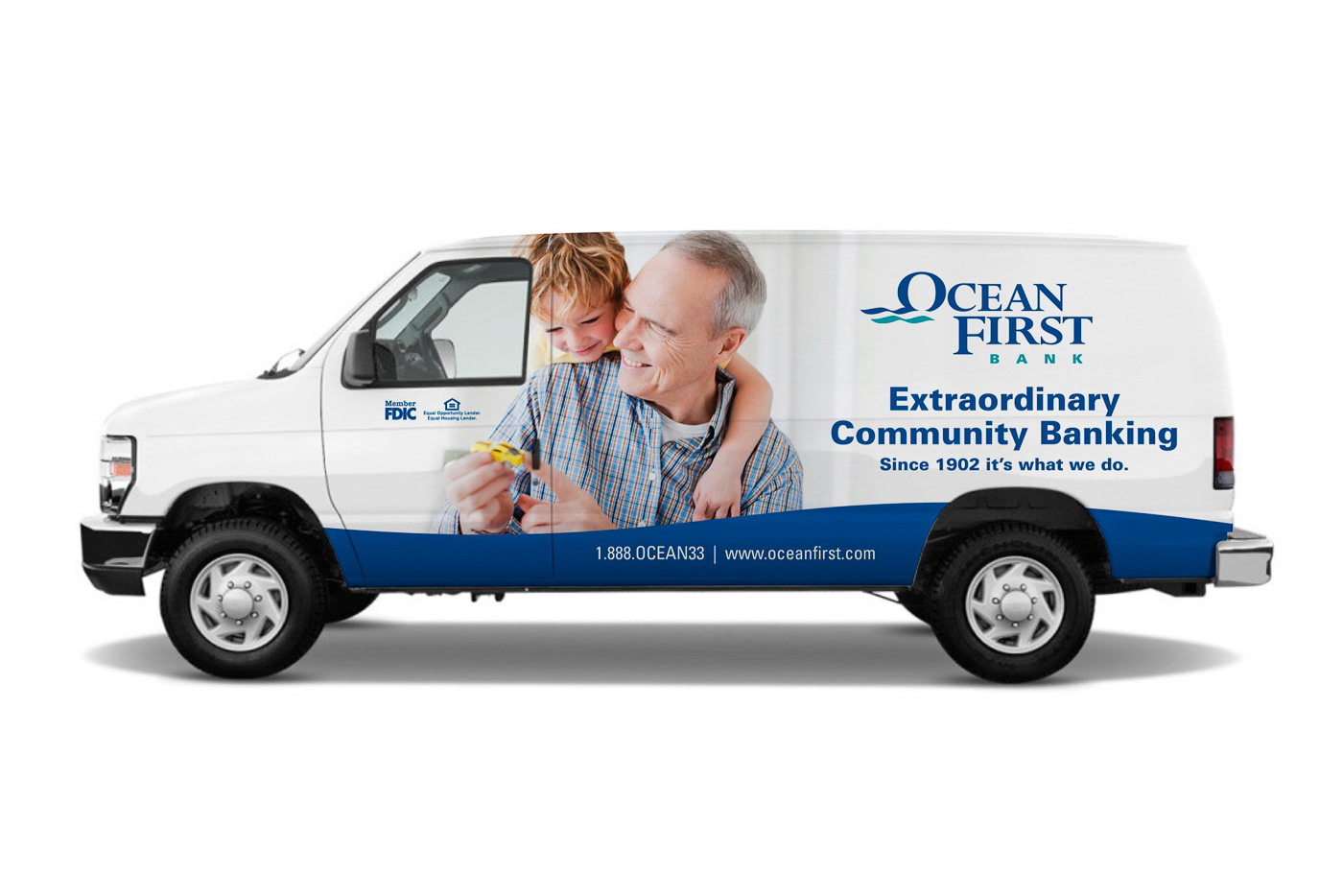 Ocean First Van Graphics