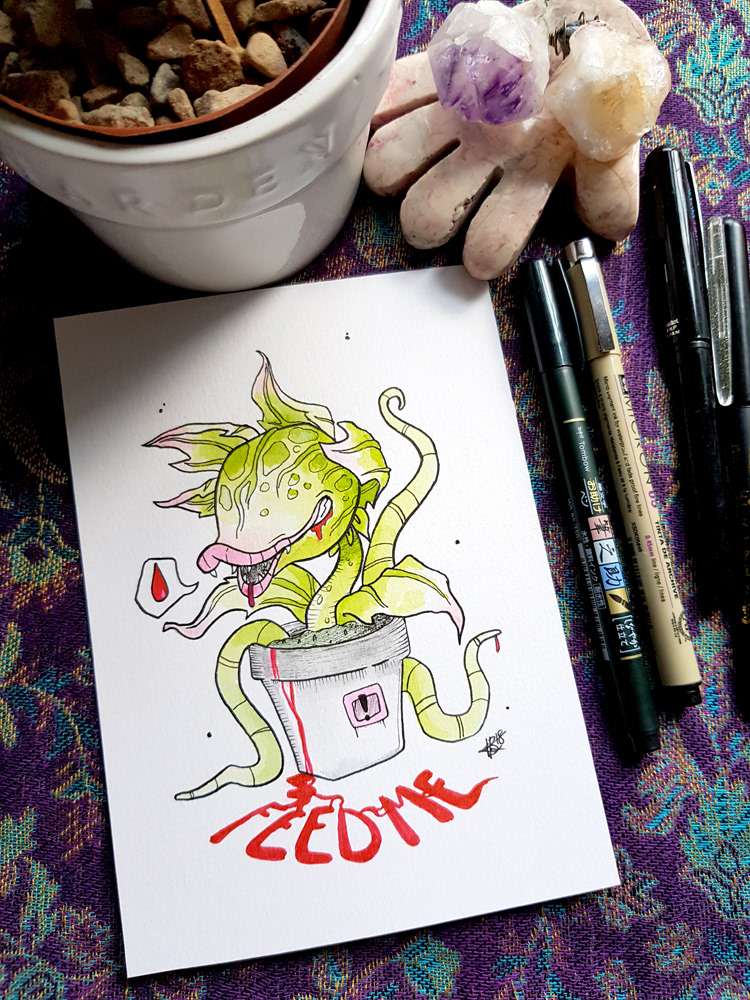 Ink drawing