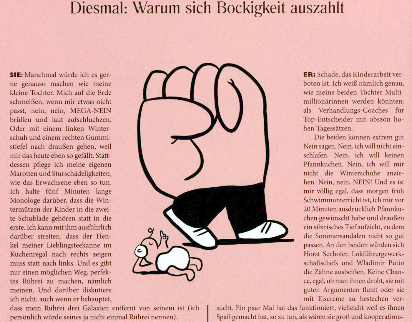 „Nein, nein, MEGA-NEIN!“
