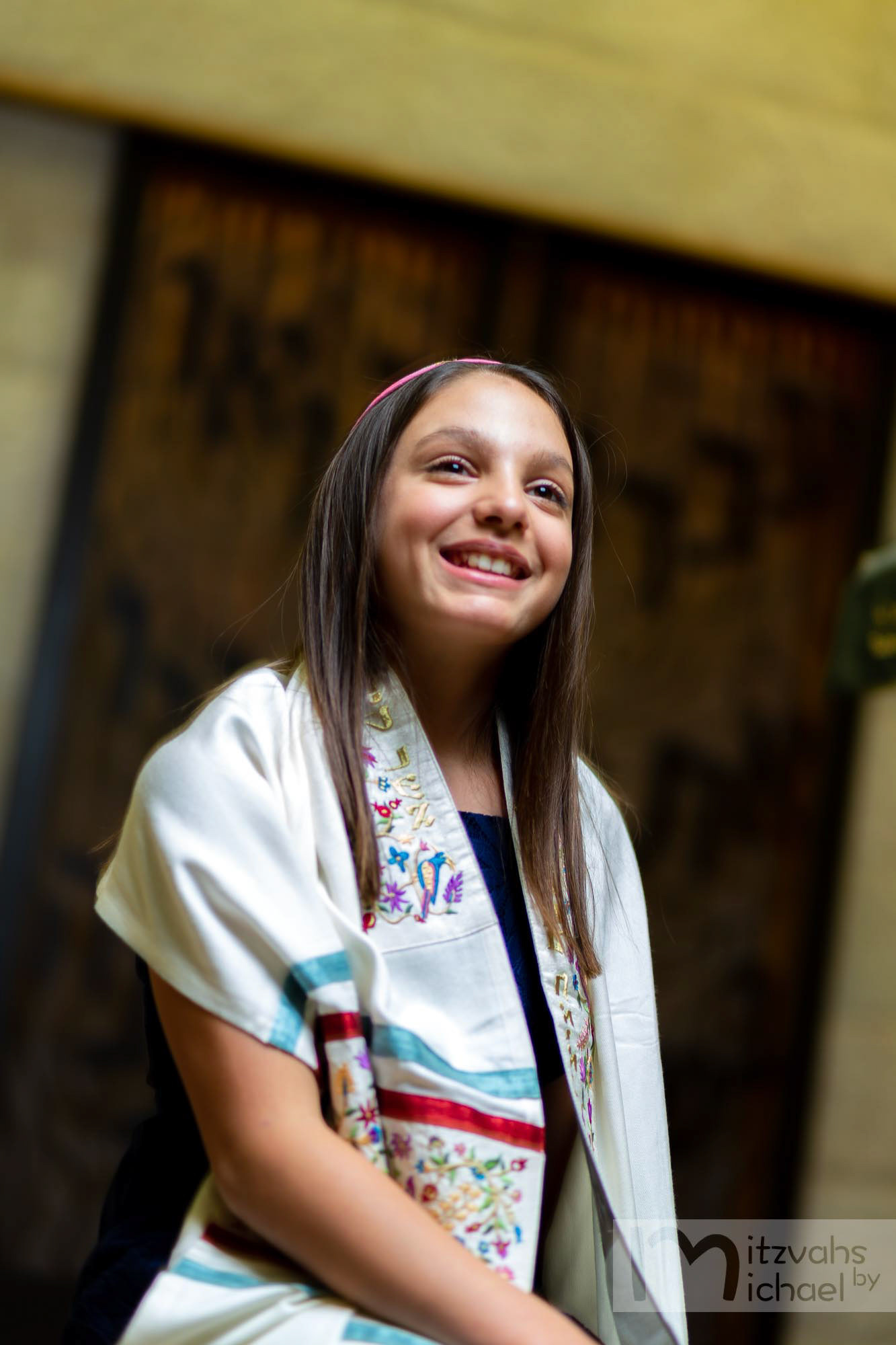 Charlotte's Bat Mitzvah rehearsal at Beth El of Bethesda on Tuesday, January 16, 2019.