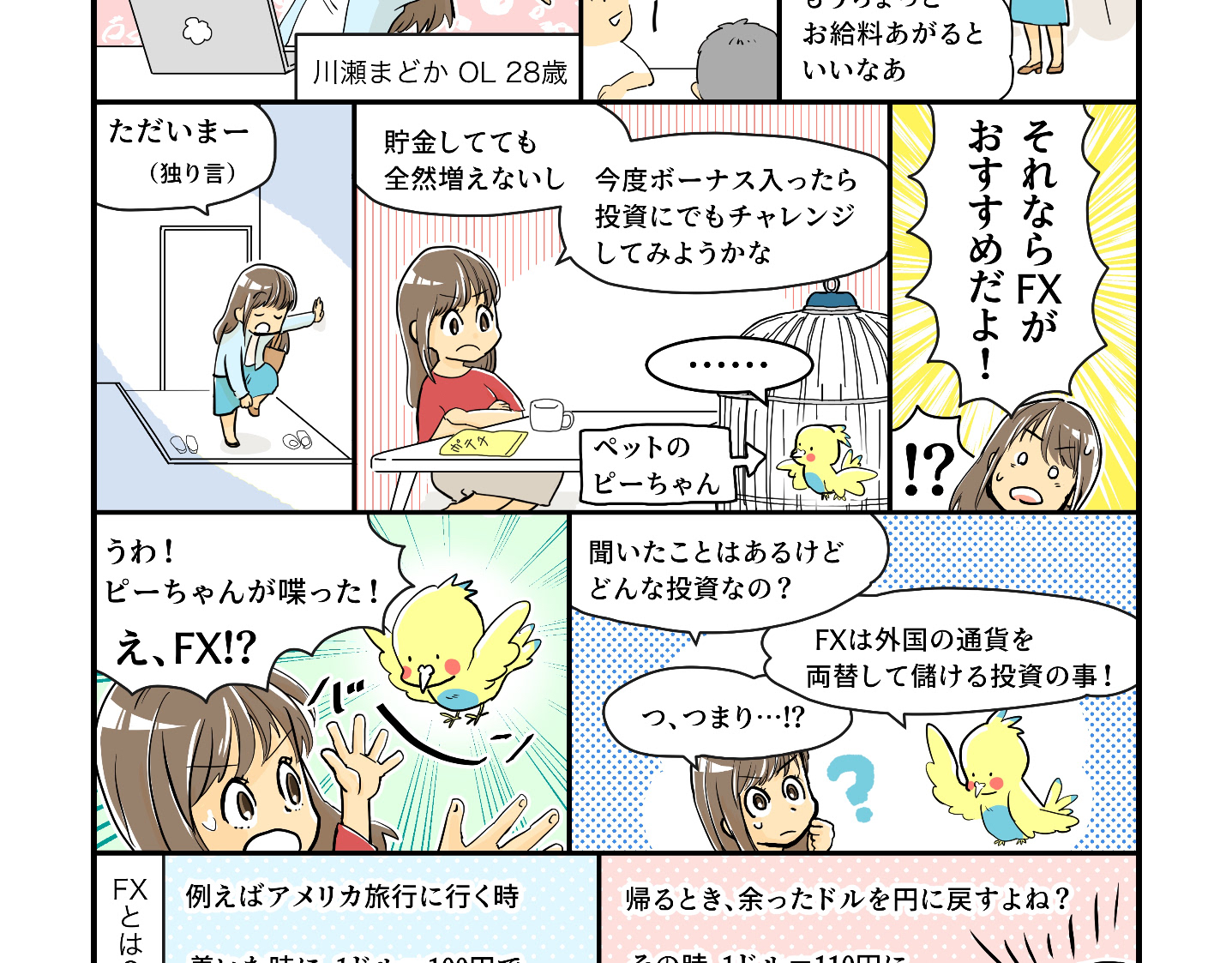 ふっくらボリサットのポートフォリオ 人物 サービス紹介漫画