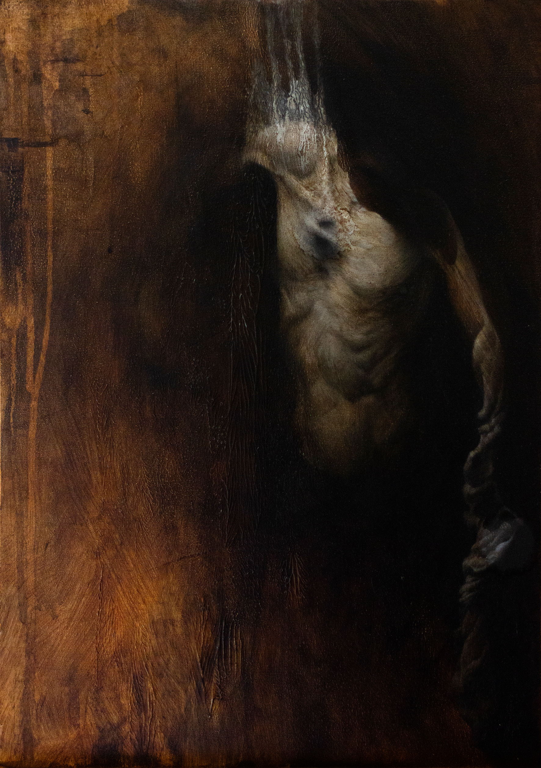 armed | oil on wood panel