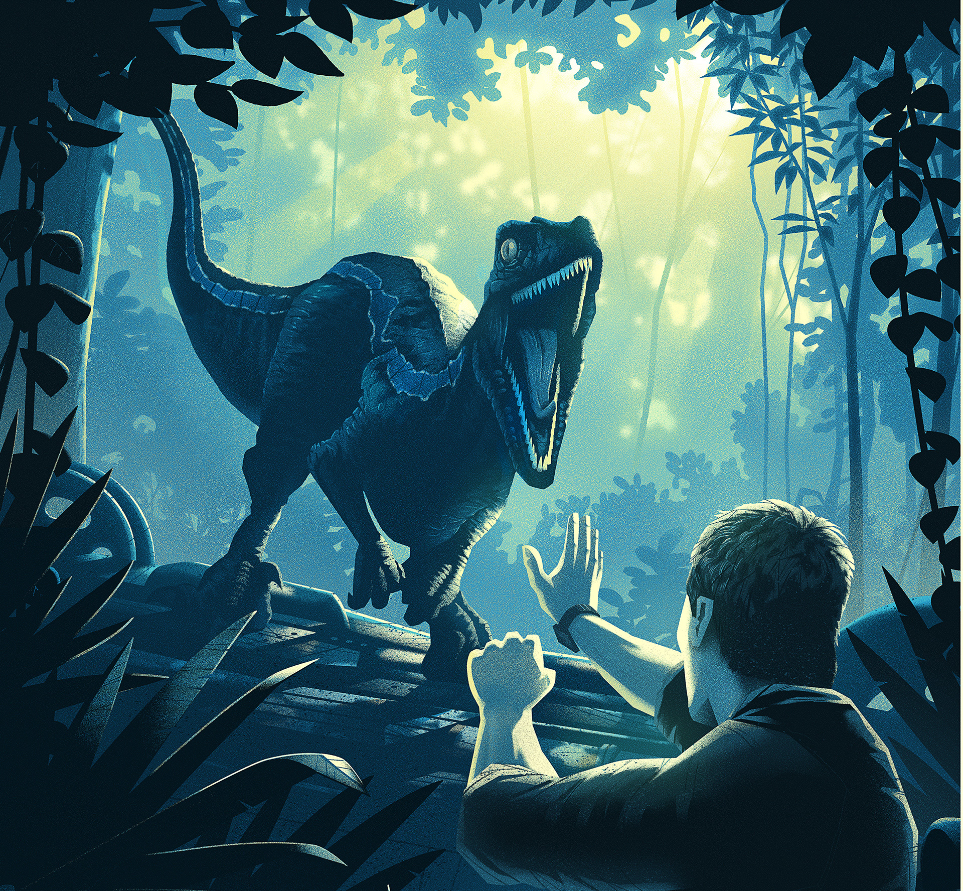 Encadrée imprimer-ankylosaure dinosaur photo poster t-rex jurassic world art
