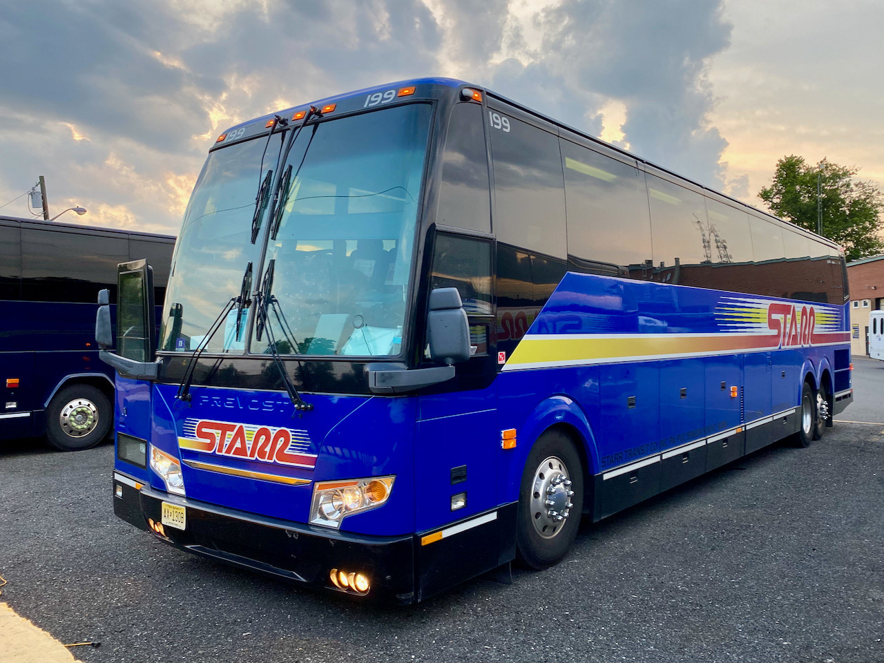 Coach 199 back home at Starr Tours, Trenton, NJ