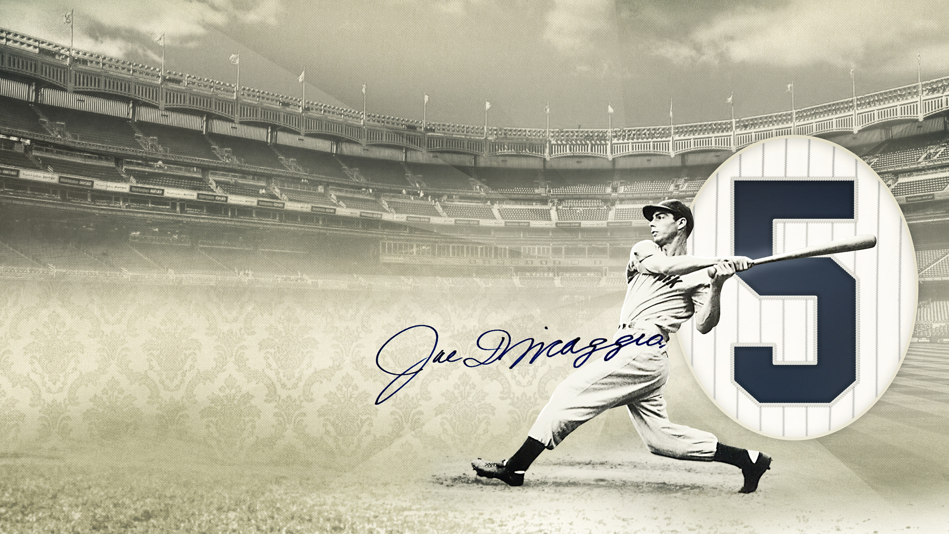 Joe DiMaggio Yankees Wallpaper 2560x1440.
