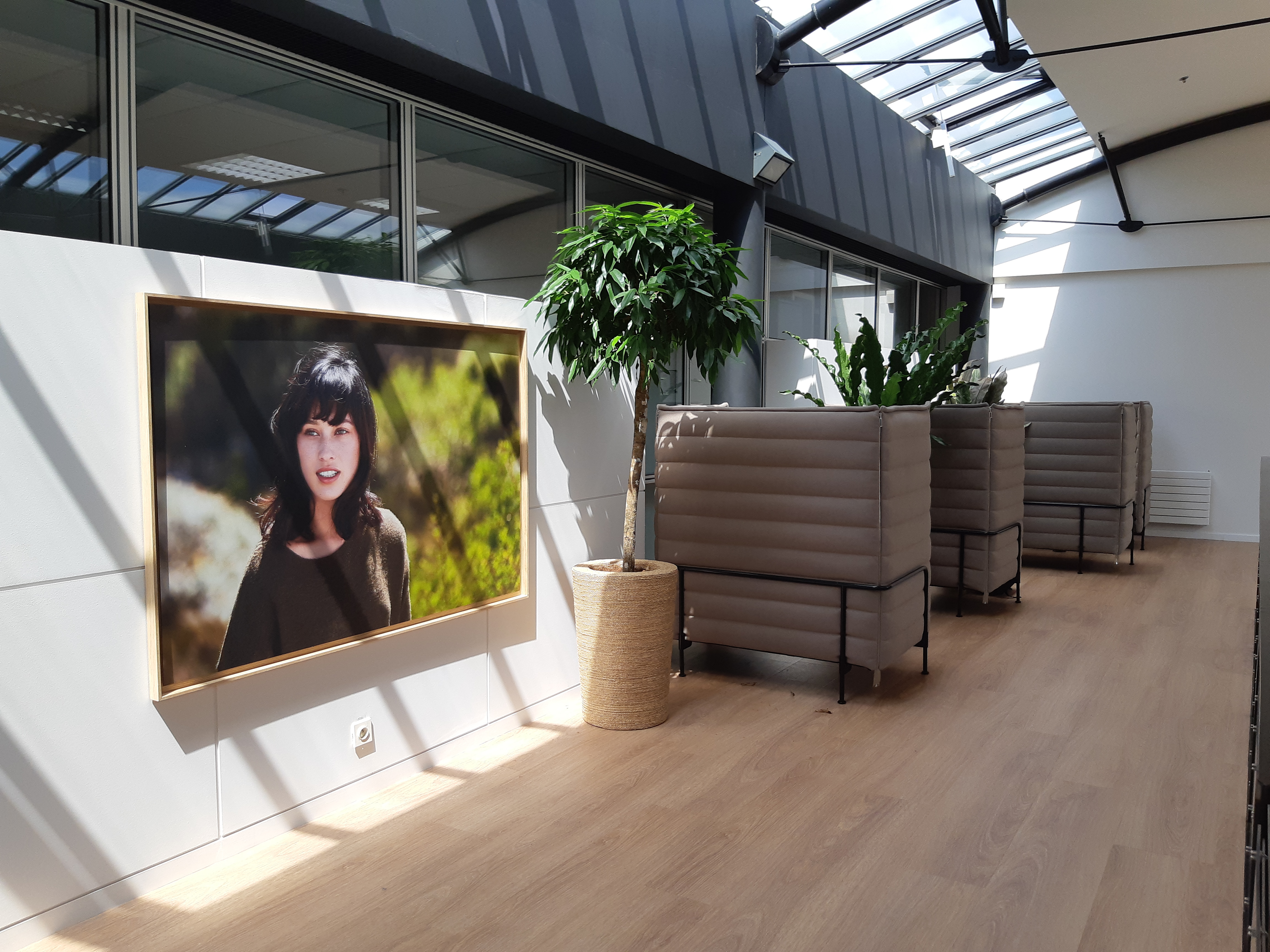 Tirage photographique collé sur Dibond / caisses américaines
