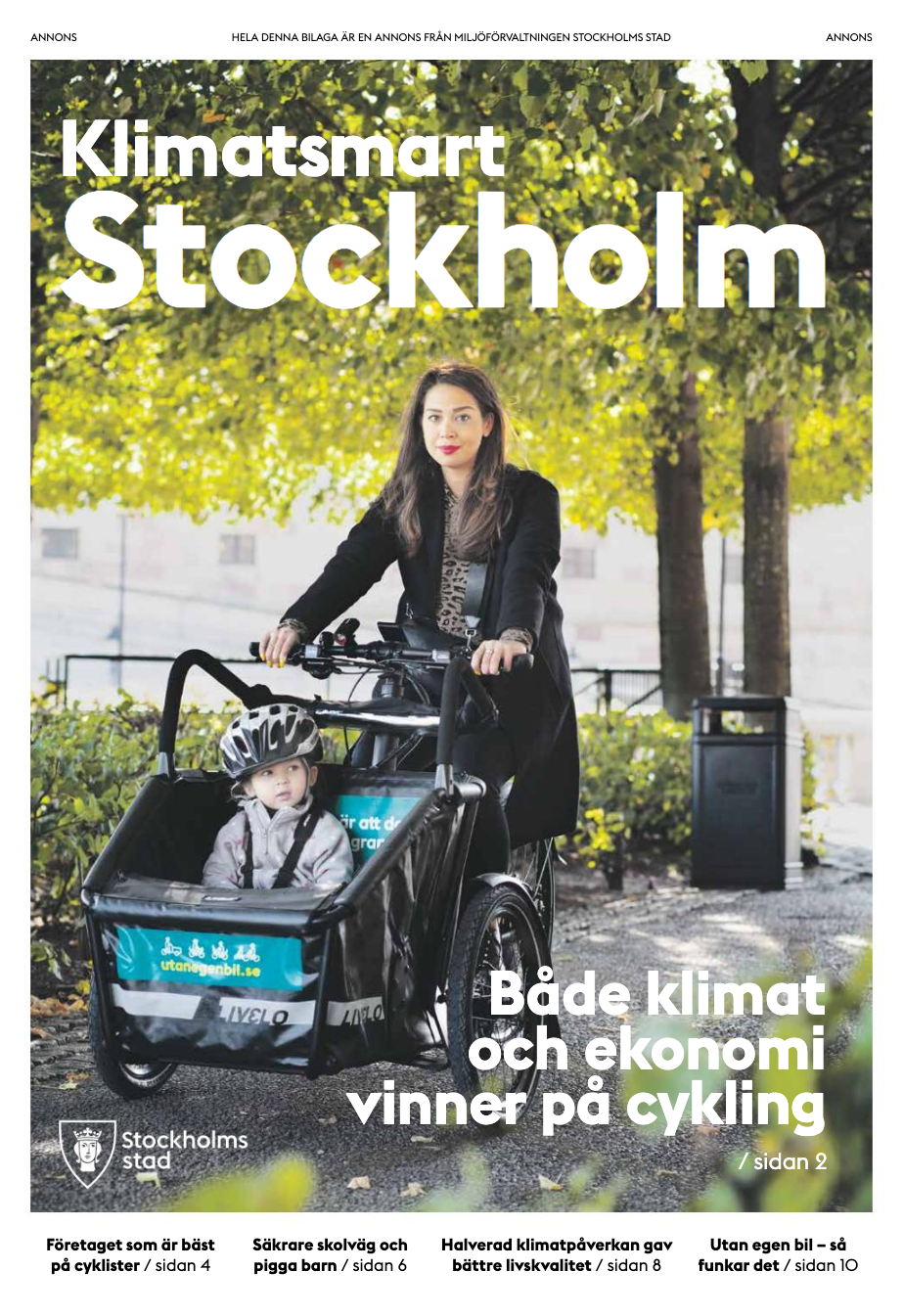 Tidningsbilaga: Miljöförvaltningen Stockholms stad (Crossmedia Communication)