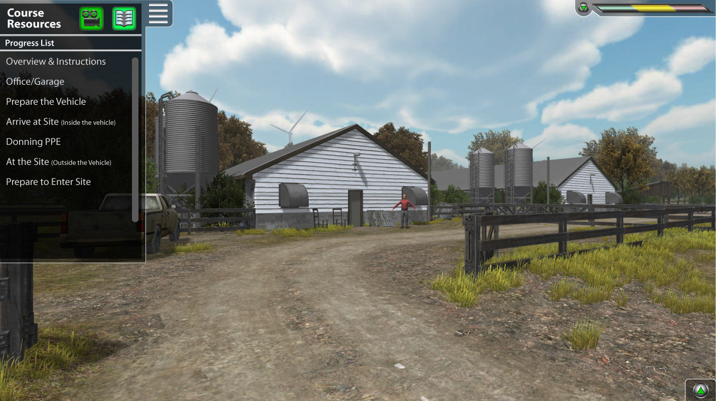 E-learning Game - Main Menu