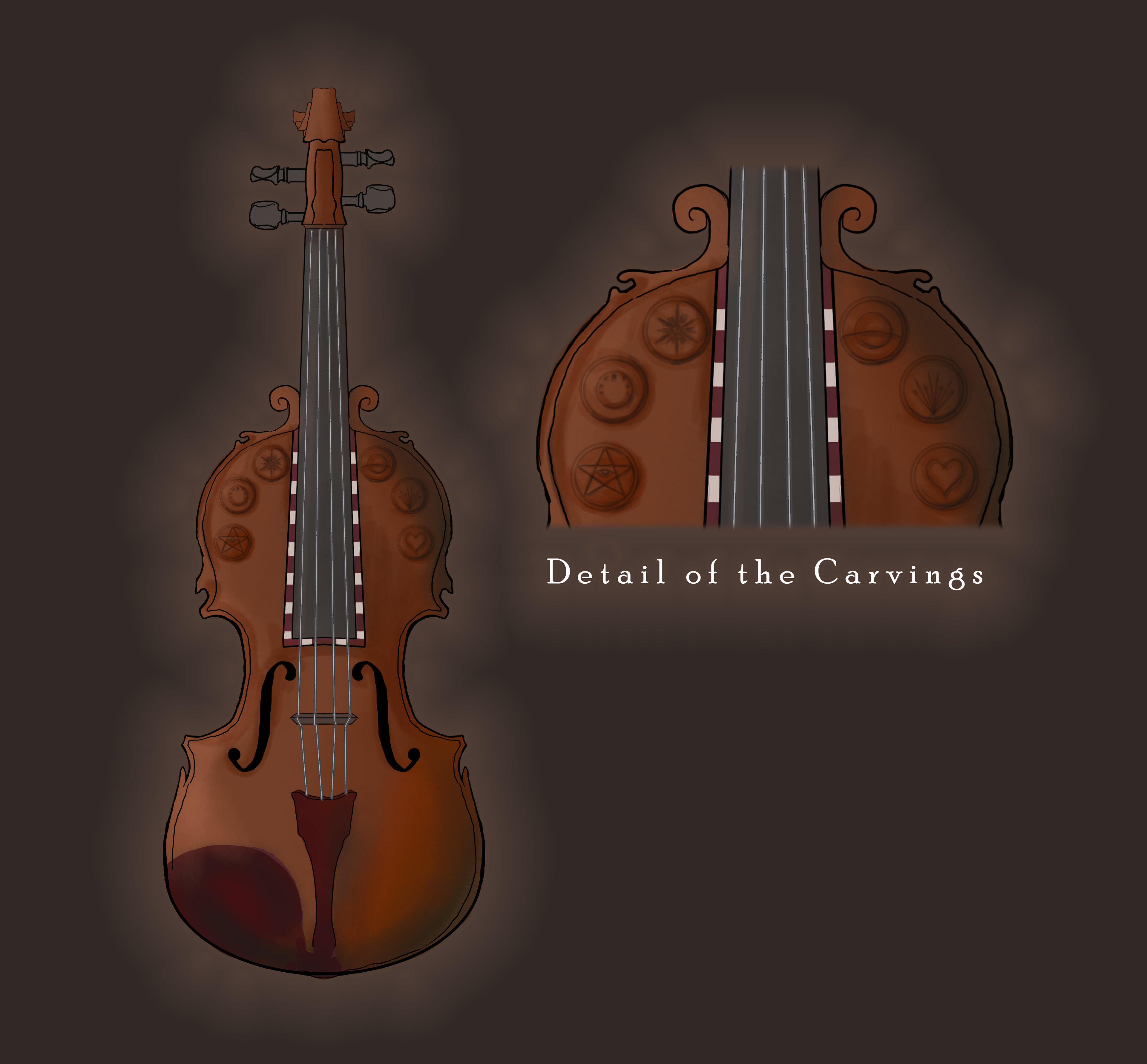 Carv'd Fiddle