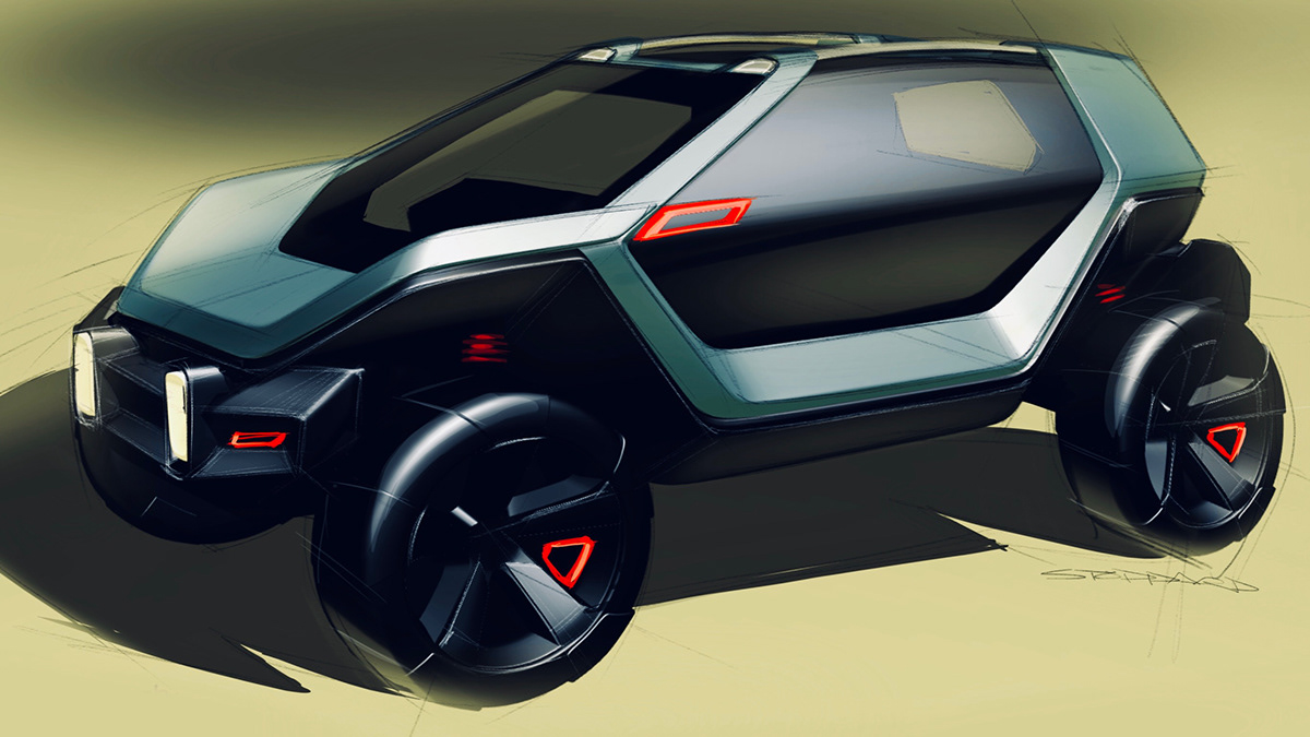 Eric Stoddard - Off Road EV Concept: Final Renderings