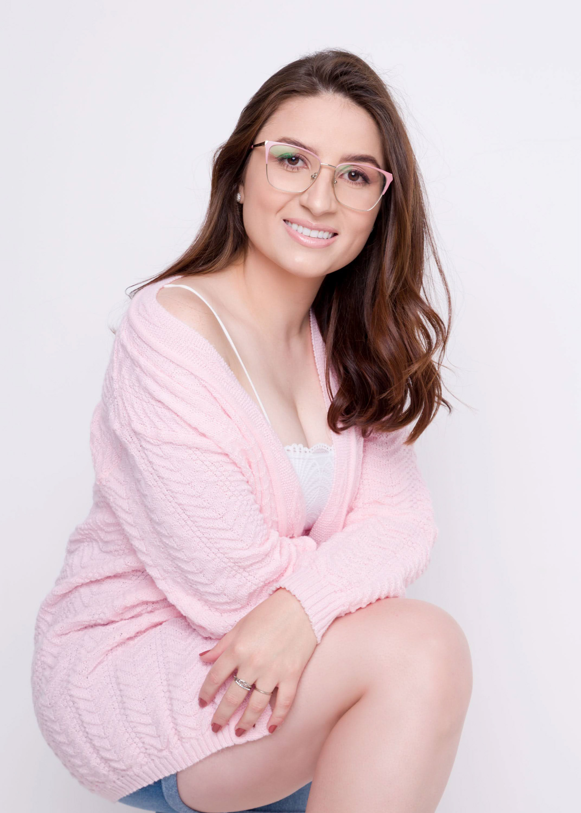 Ensaio feminino em estúdio, em Videira/SC