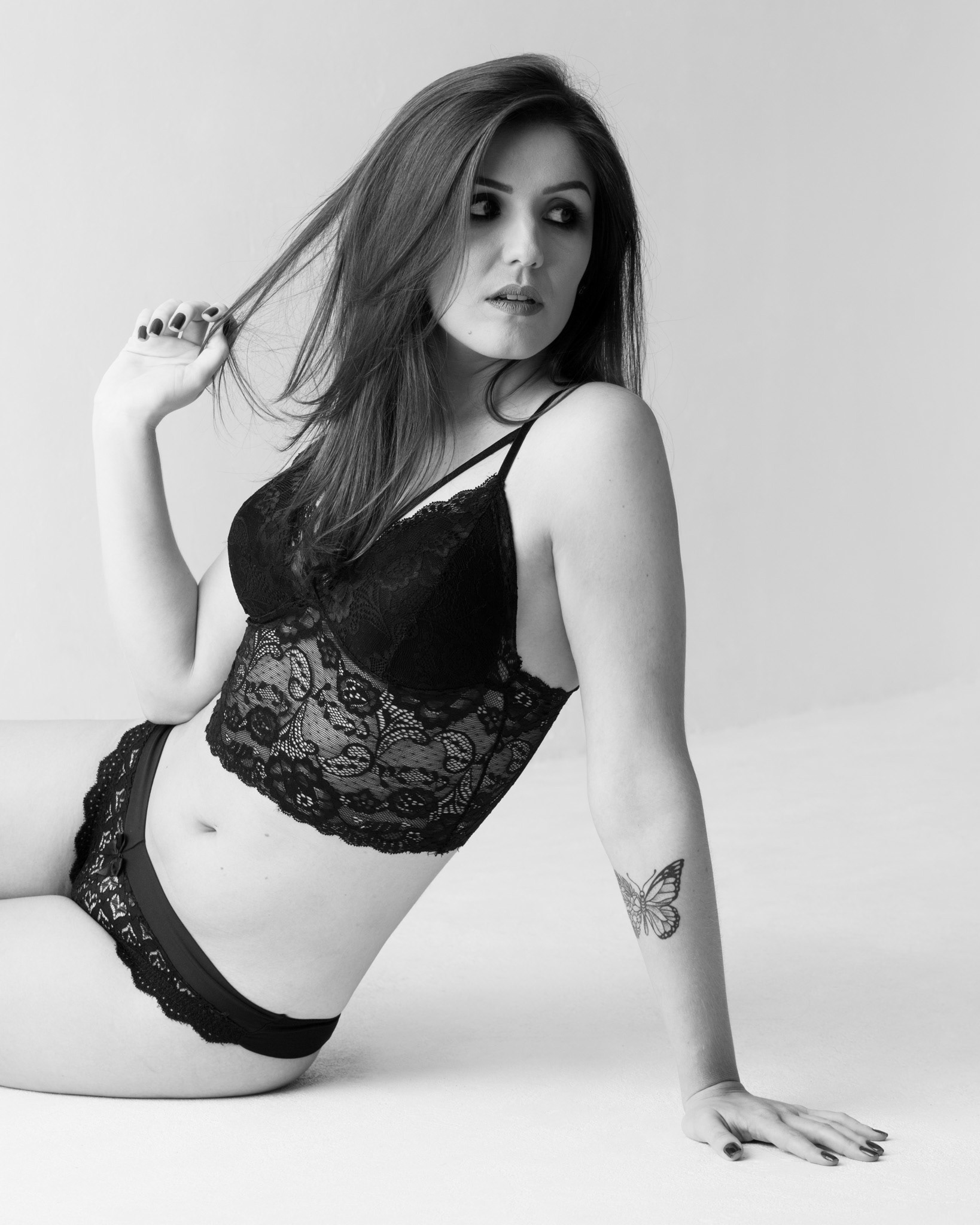 Ensaio feminino sensual em estúdio em Videira/SC