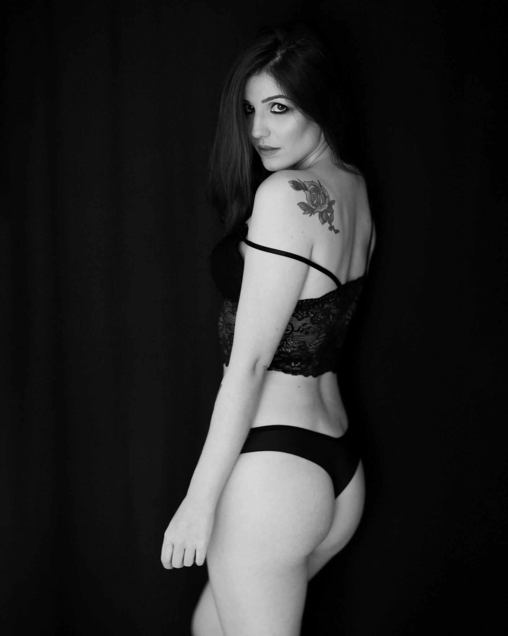 Ensaio feminino sensual em estúdio em Videira/SC