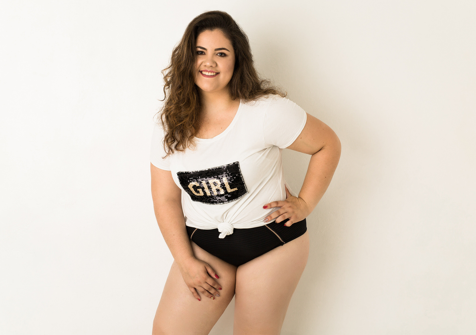 Ensaio fotográfico feminino em estúdio em Videira/SC