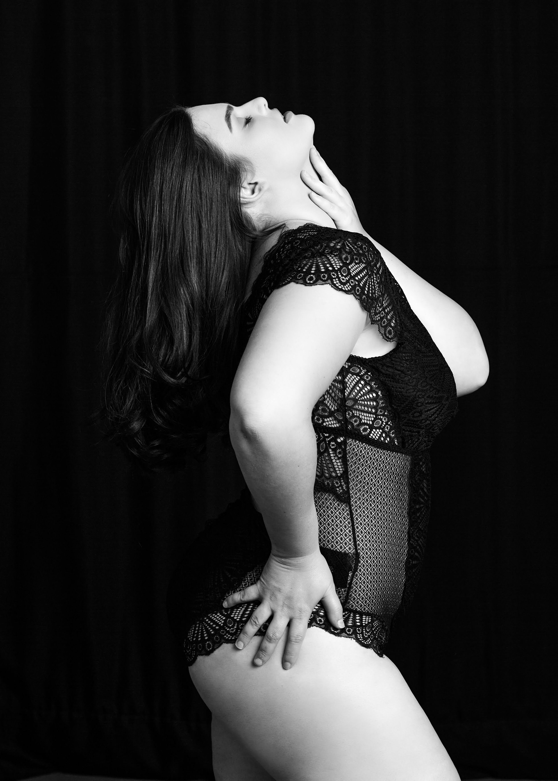 Ensaio fotográfico feminino em estúdio, em Videira/SC