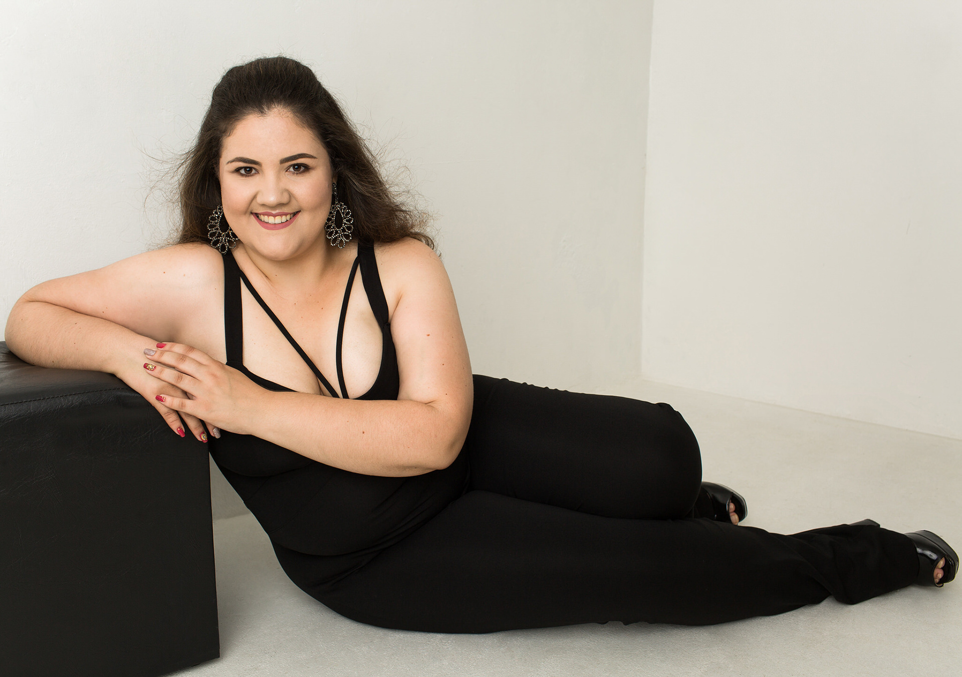 Ensaio fotográfico feminino em estúdio em Videira/SC