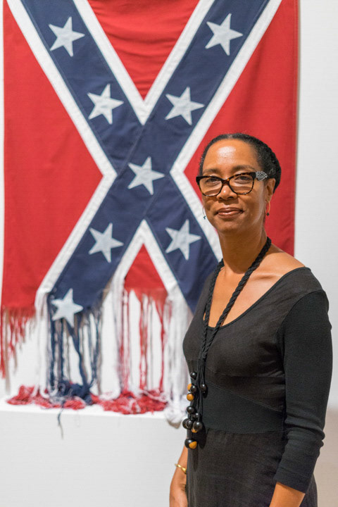 Artist Sonya Clark.