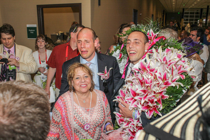 Oaks Winner, Princess of Sylmar, Stanco family members including Ina, Randy and Eric.