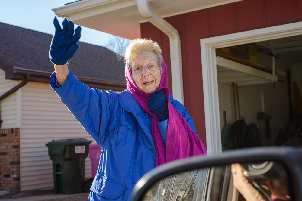 Leaving and waving, 12/2013