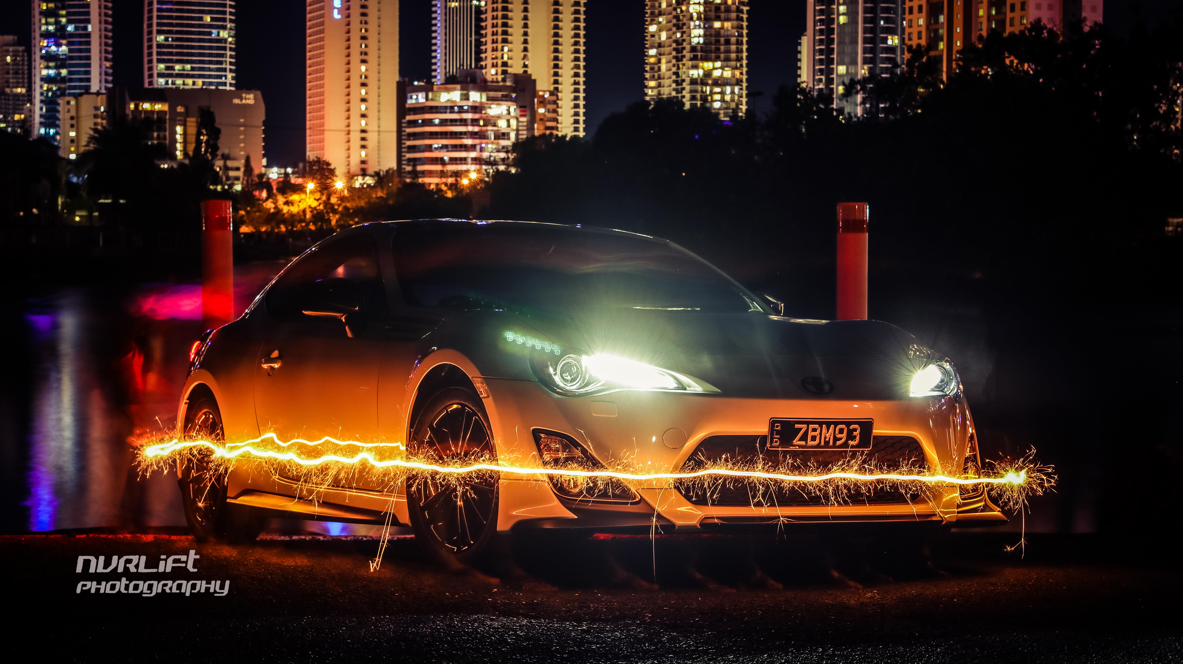 Toyota 86 Blackline Edition - shot at the Isle of Capri boat ramp in Surfers Paradise.