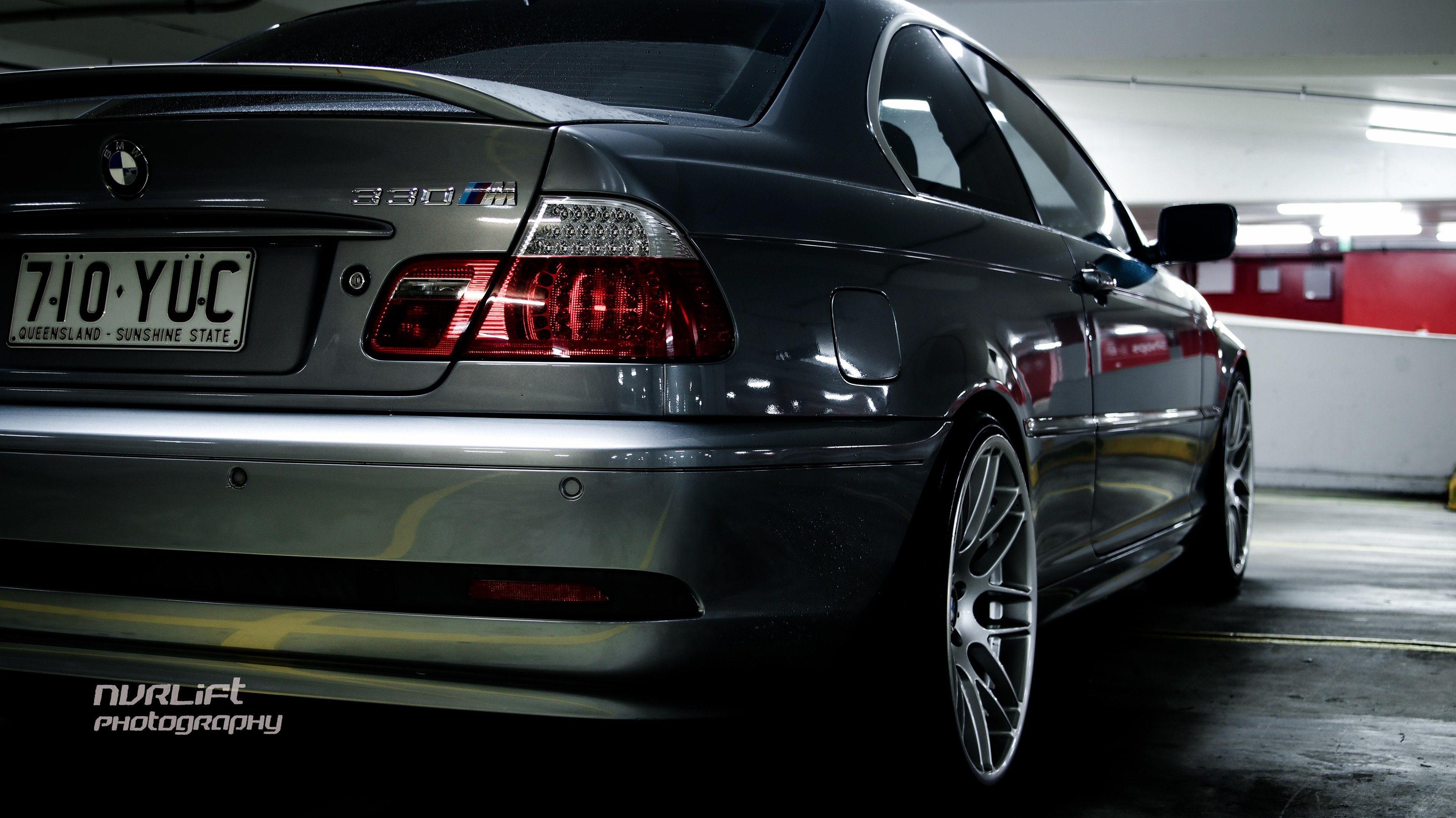 BMW E46 330i - shot in the Pacific Fair carpark in Broadbeach.