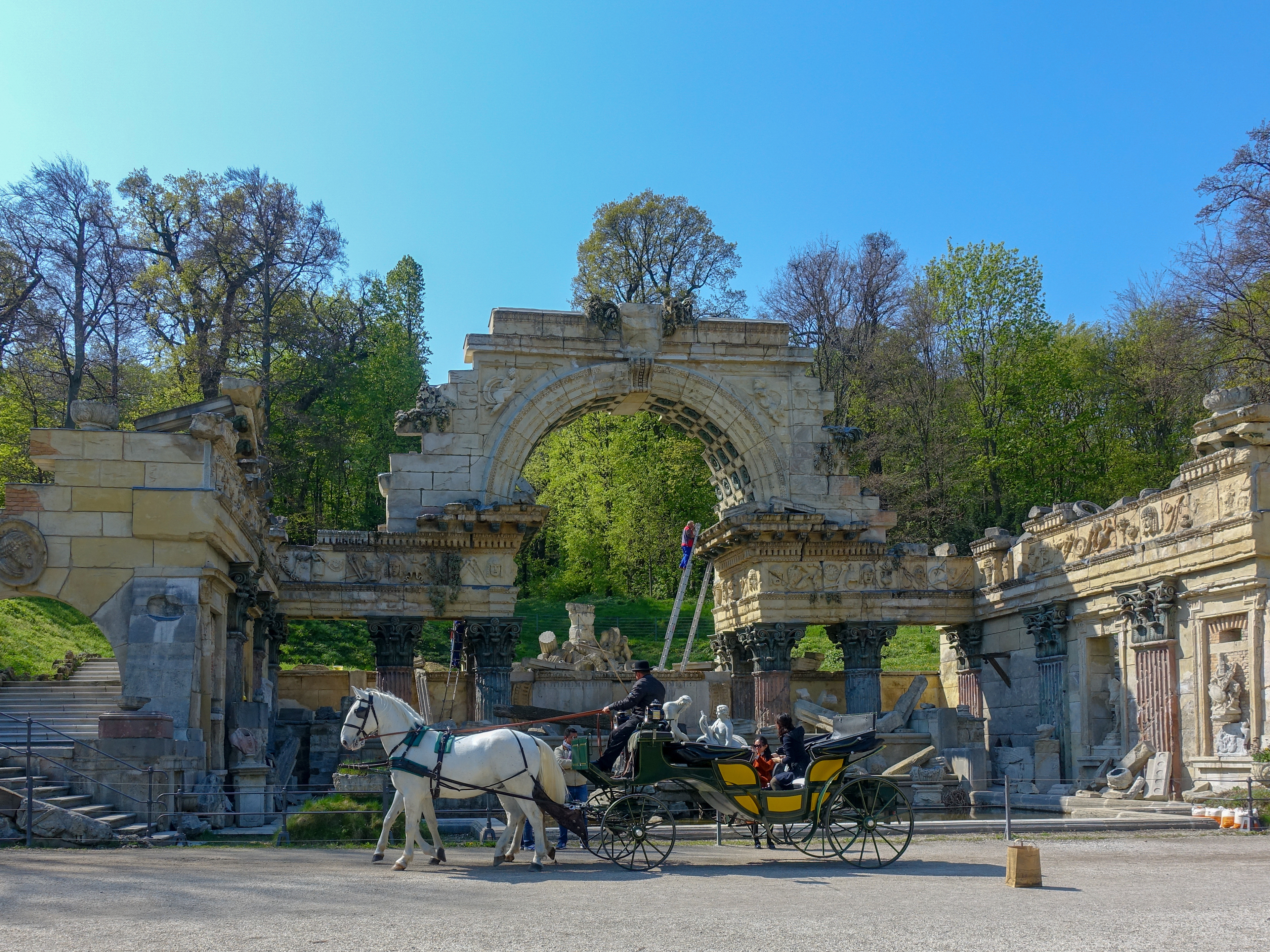 Follie in de tuinen van Schönbrunn