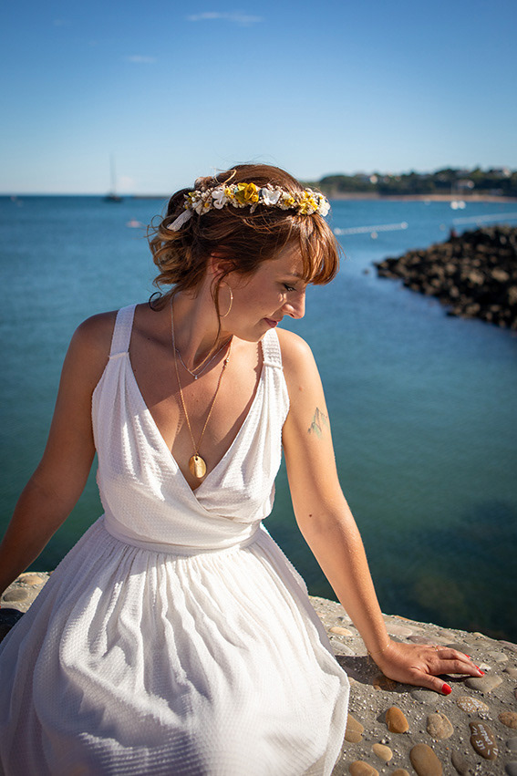 Séance Photos Mariage Mariée PHotographe Ciboure Saint Jean de Luz Pays Basque