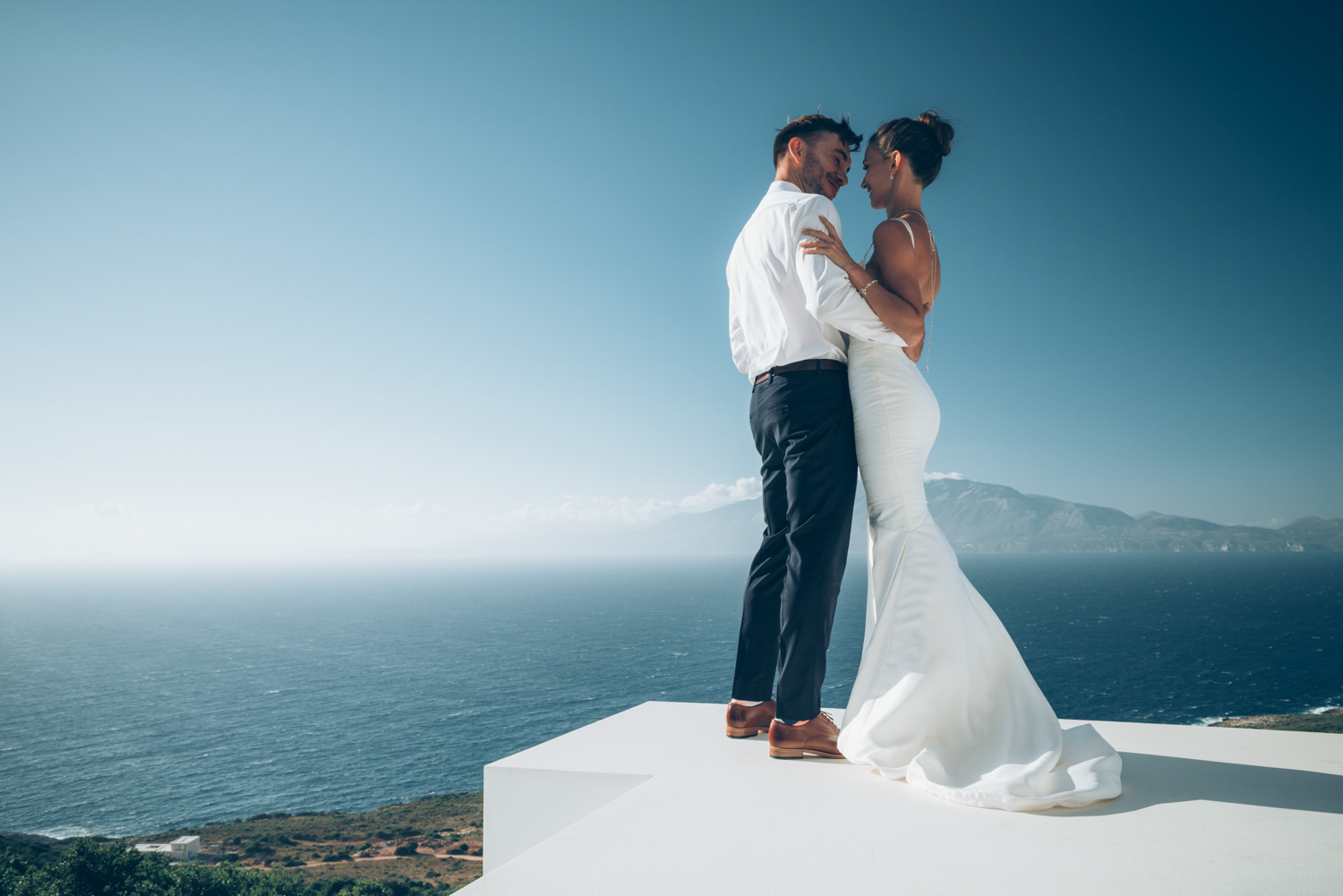 Incredible views from Asimi Villa overlooking Kefalonia Island