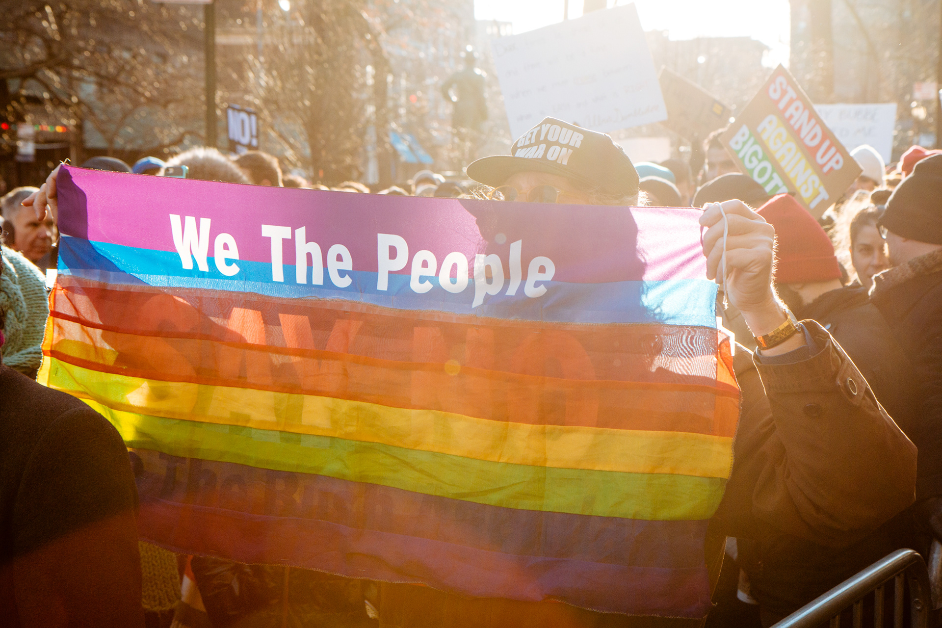LGBT Protest against Trump in New York City