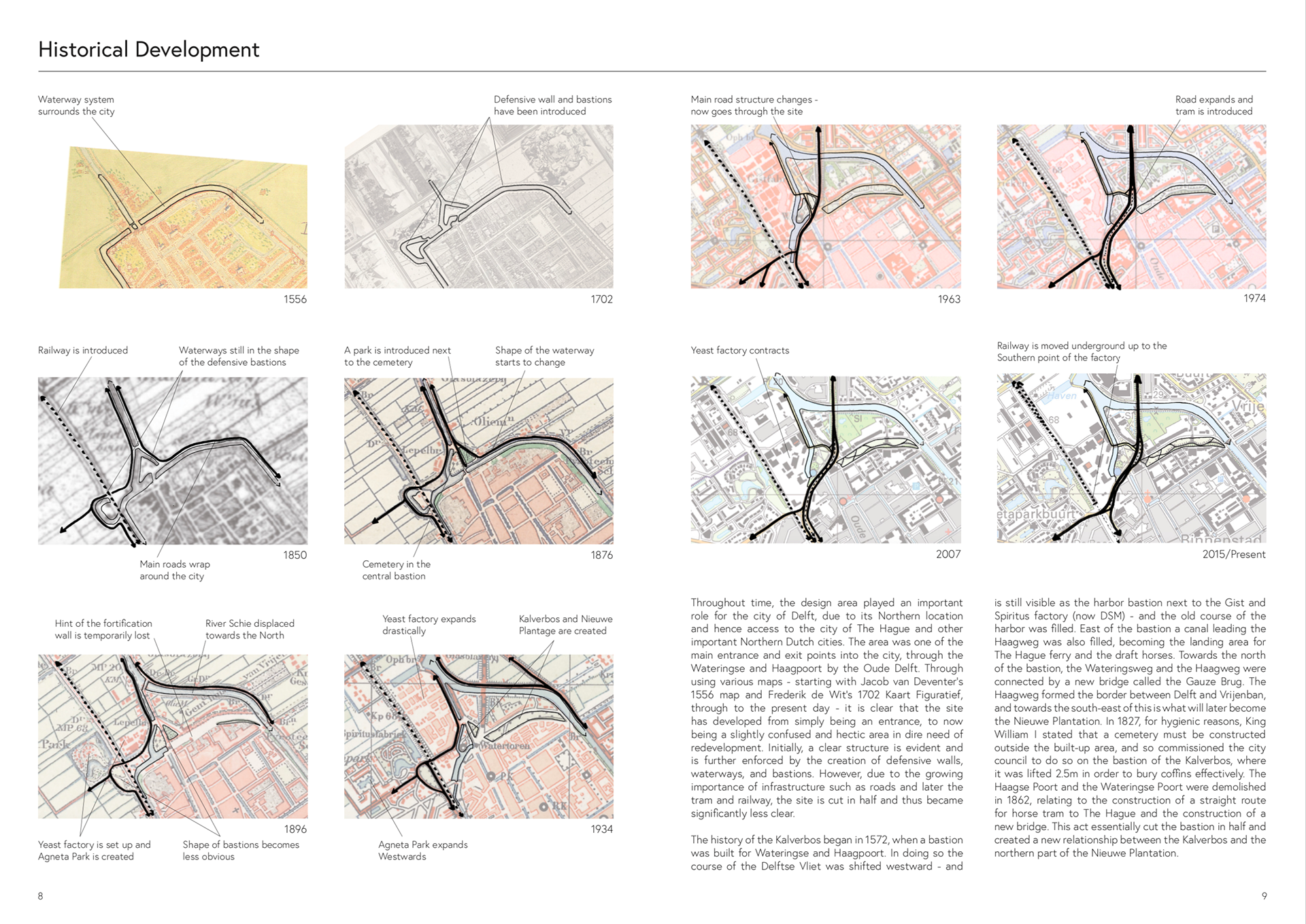 Report Excerpt - Historical Development Site Analysis