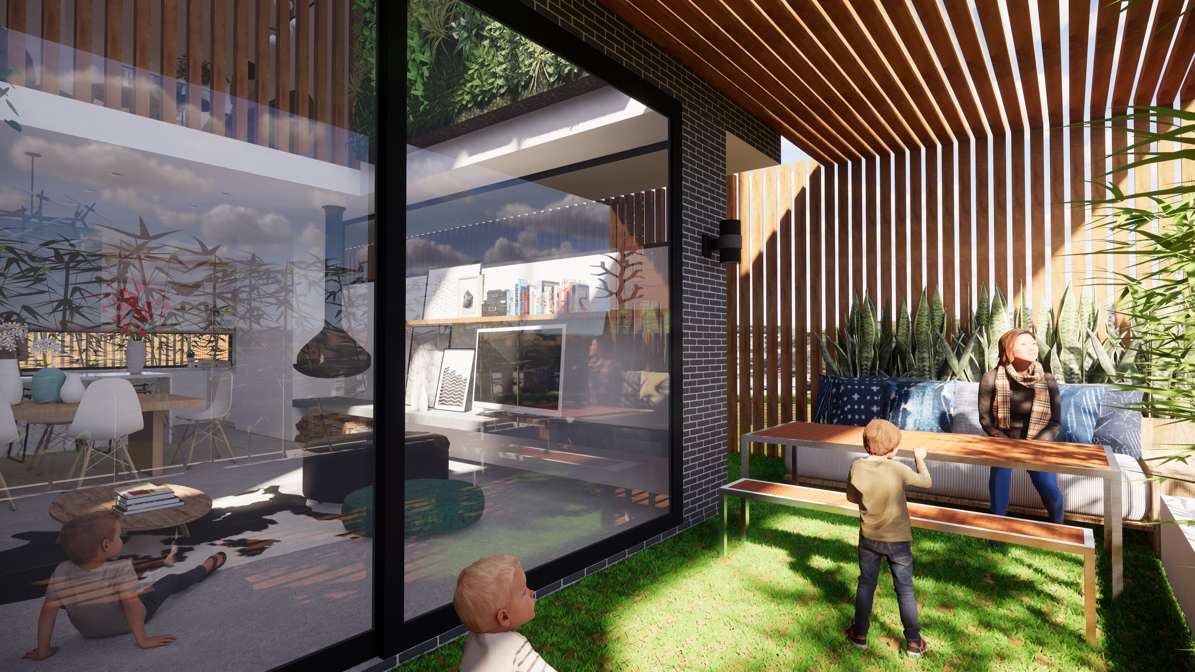 OUTDOOR ENTERTAINING AREA