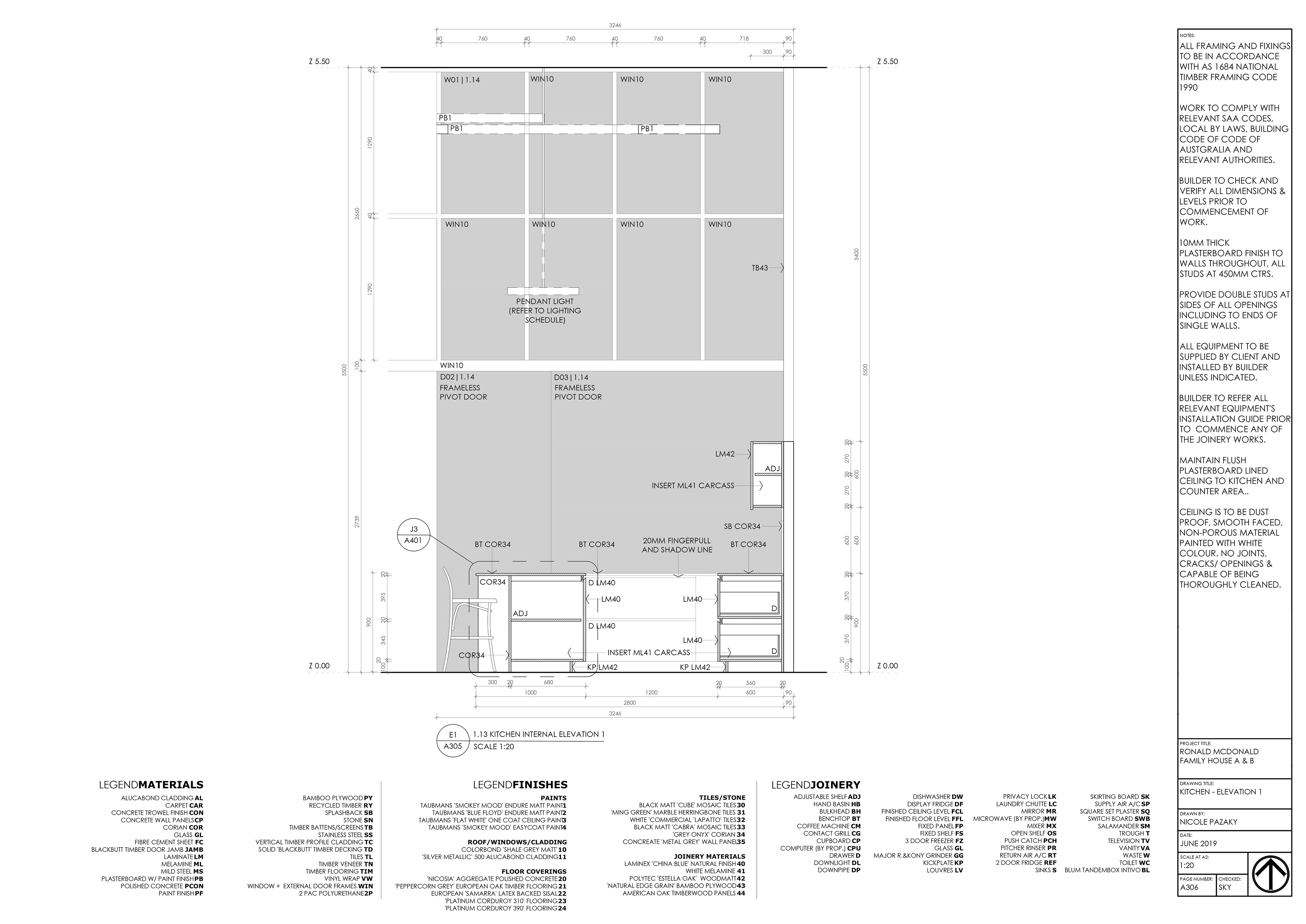 RMHC KITCHEN ELEVATION 1