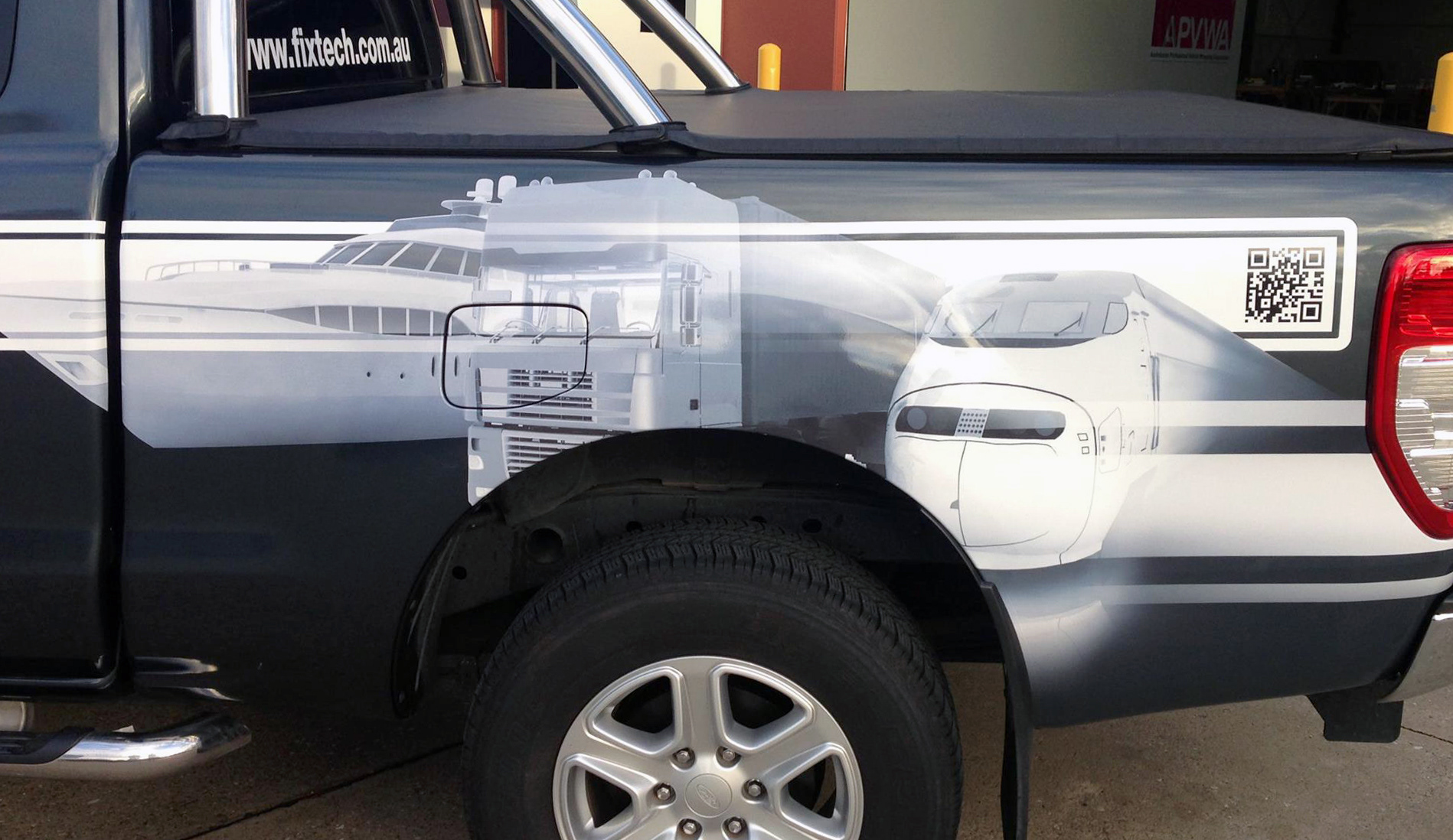 Detail from FixTech Bonding Solutions ute