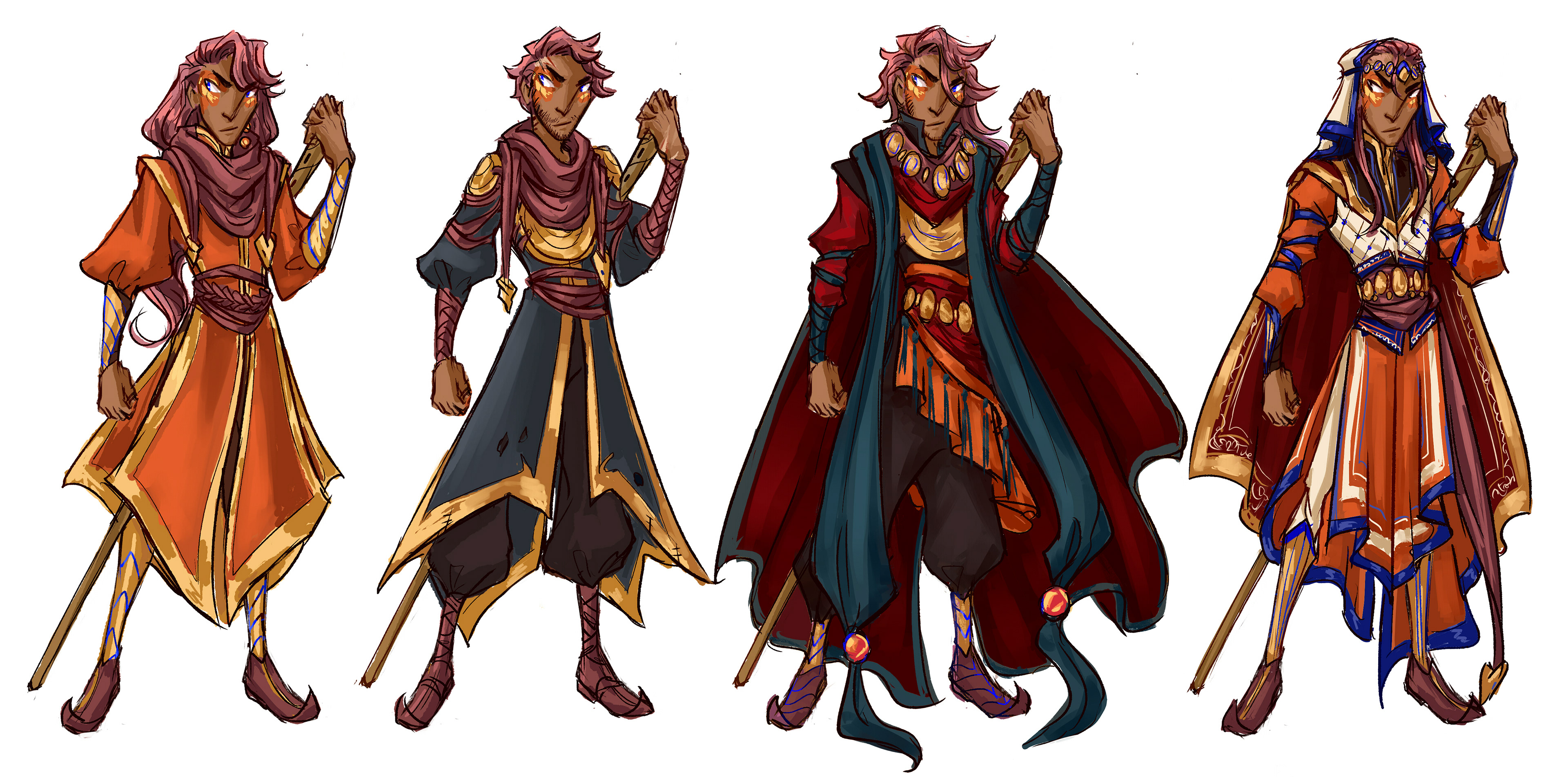 Vizier- Outfit Variations