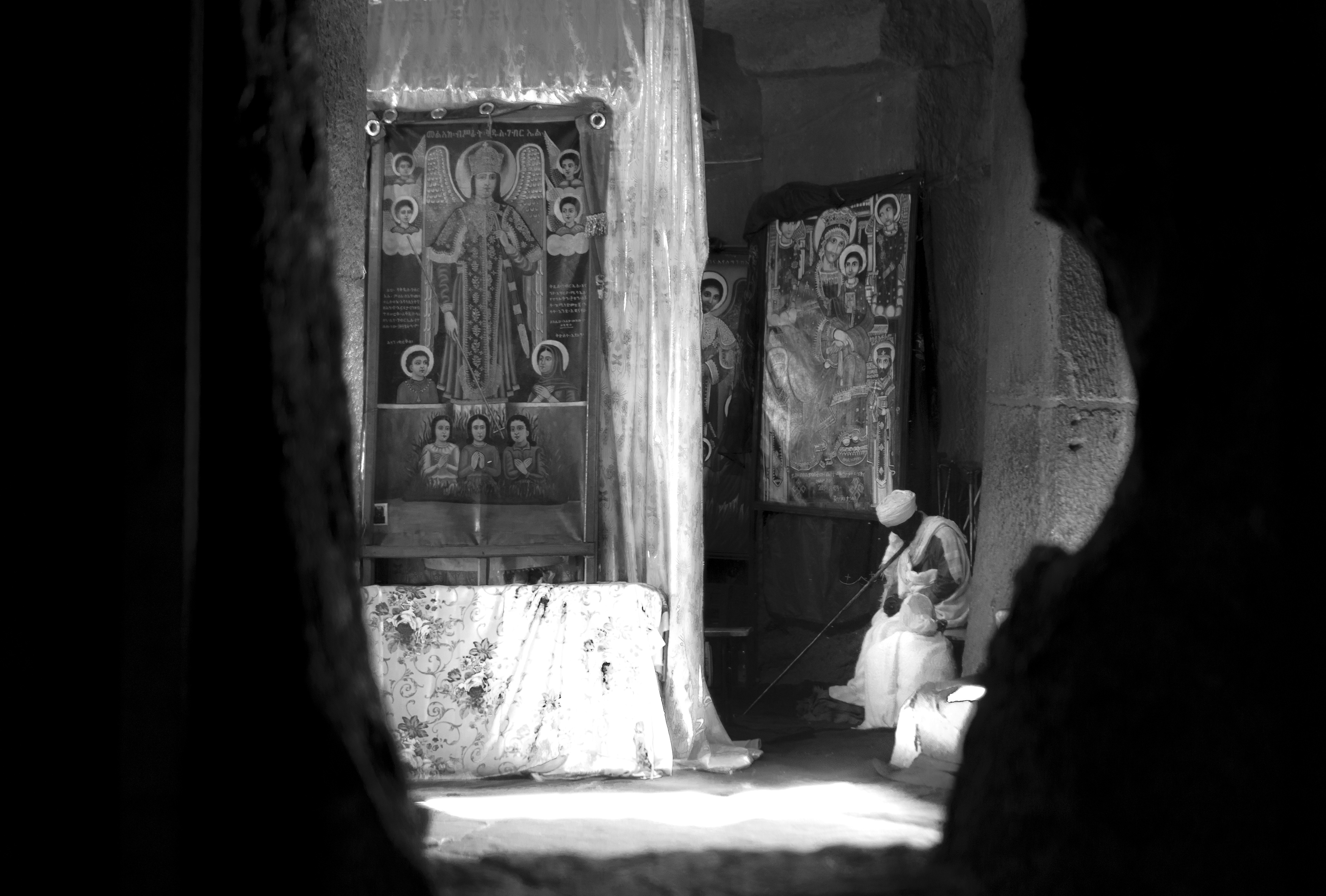 Prêtre de Lalibela - Éthiopie 2019 - Martin Peterolff