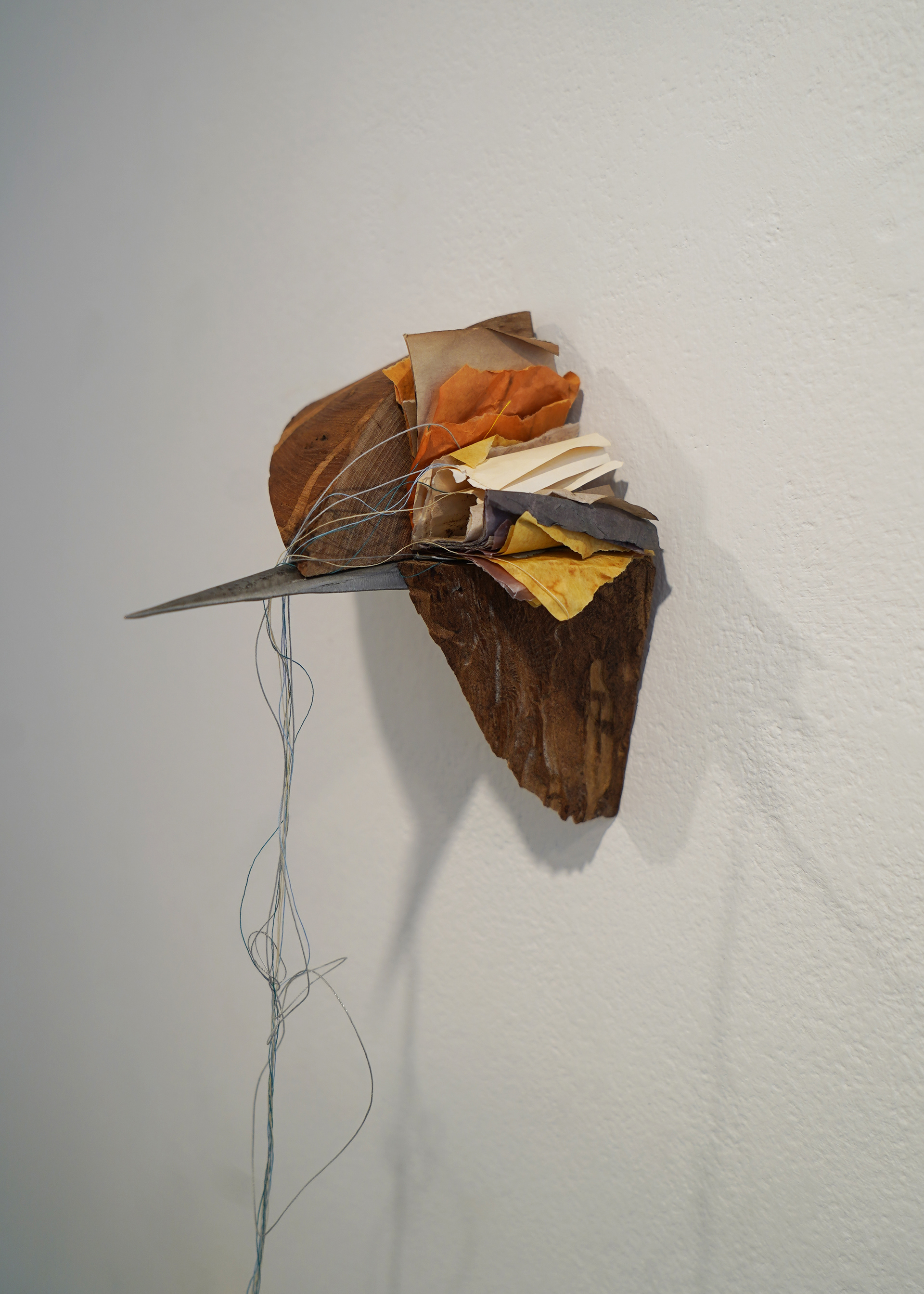 Little Complicated Moments Wood, steel, paper, thread 9