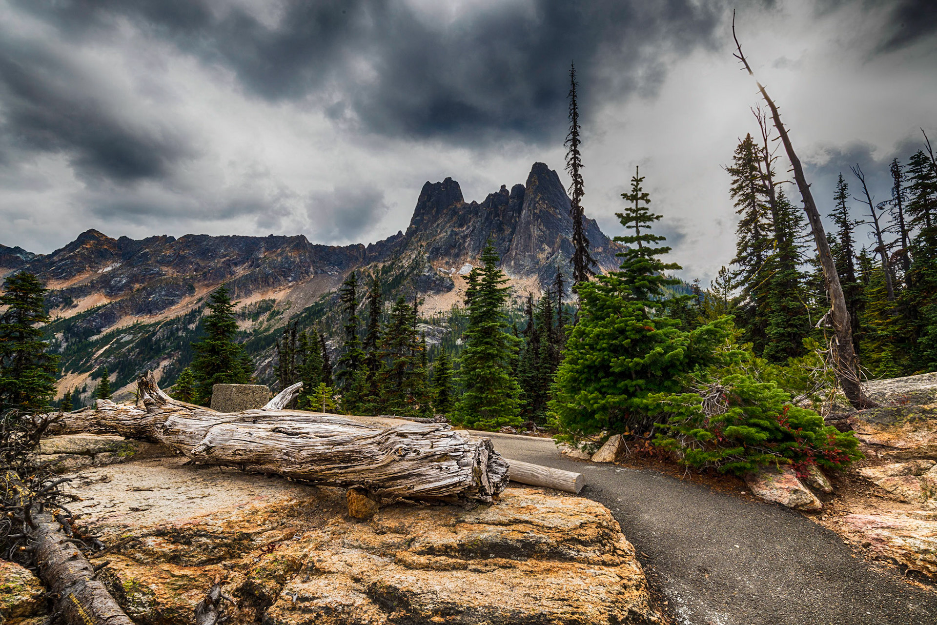 Liberty Bell Mountain at Washington Pass