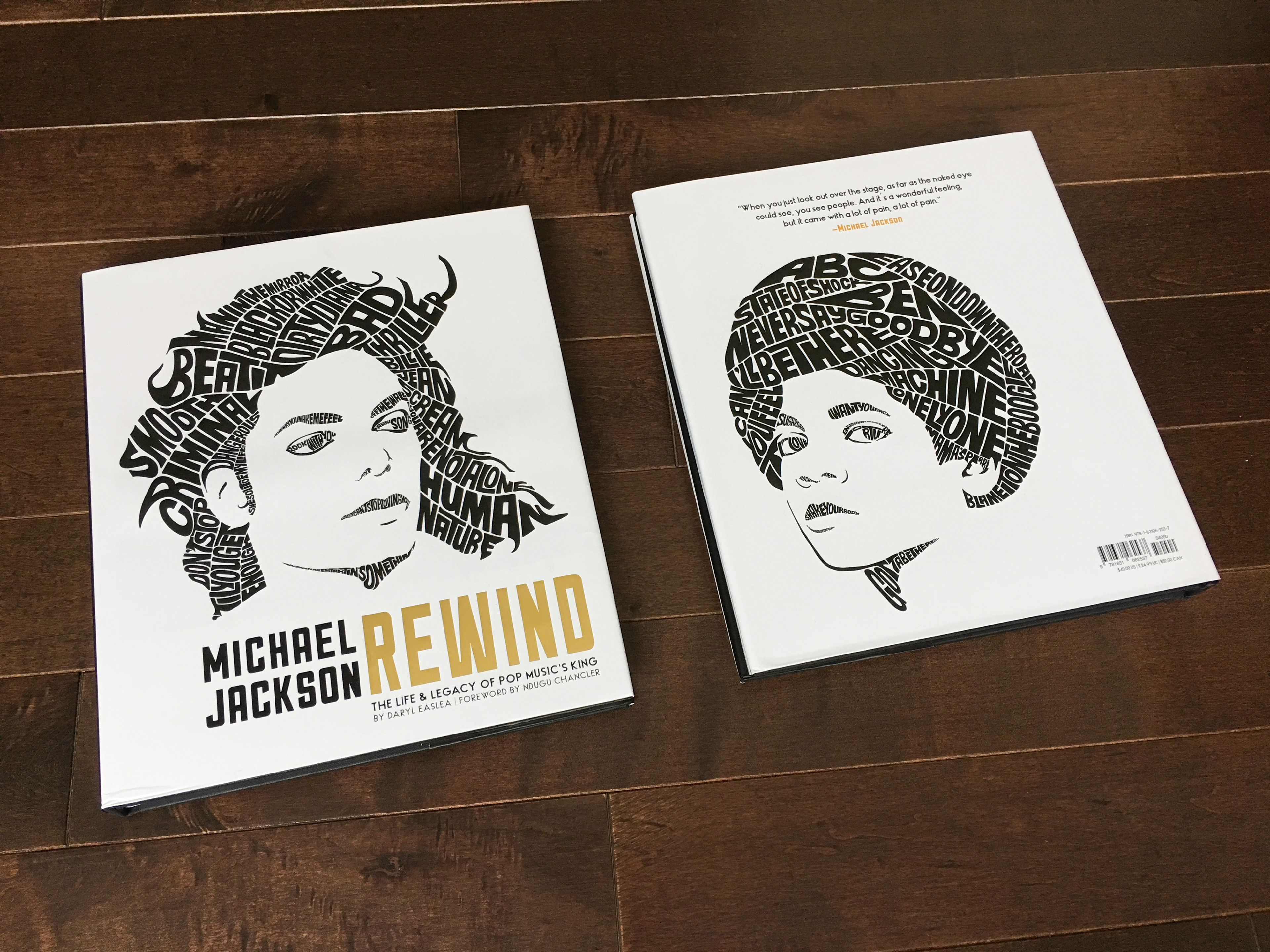 Michael Jackson Rewind typographic illustration design by Seanings