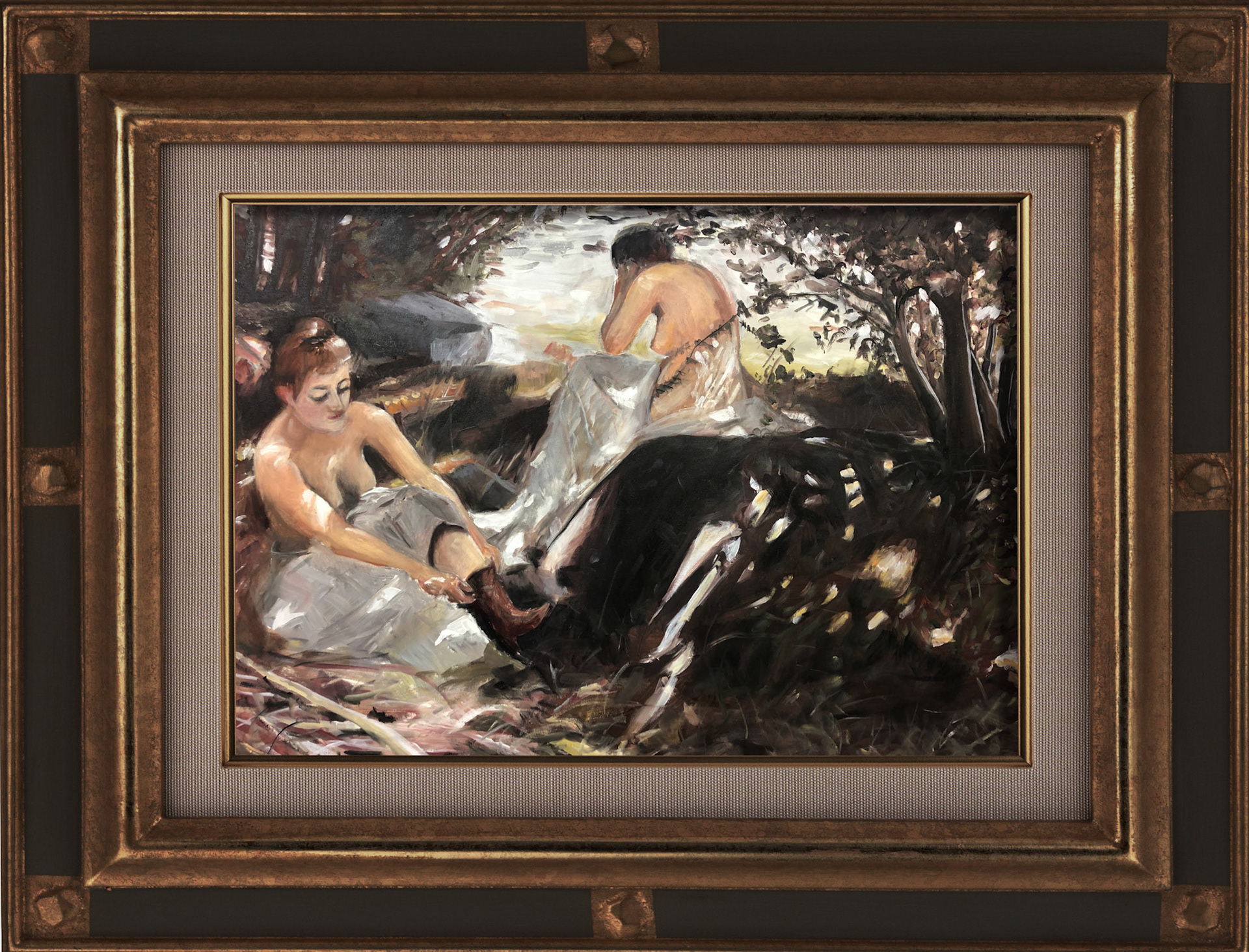 Camporella olio su tela 50x60 cm € 800