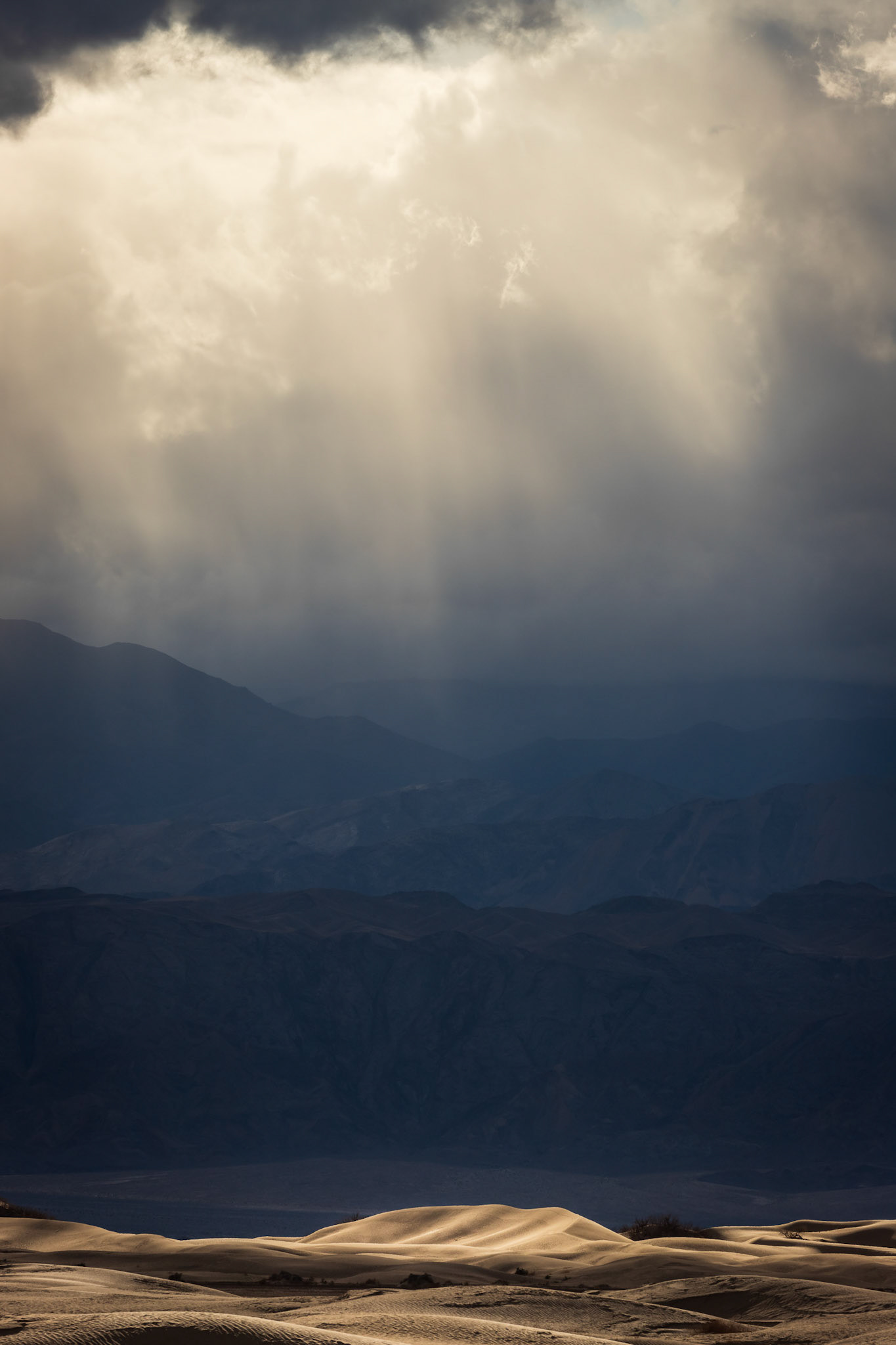 Storm Clouds and Light - Death Valley National Park